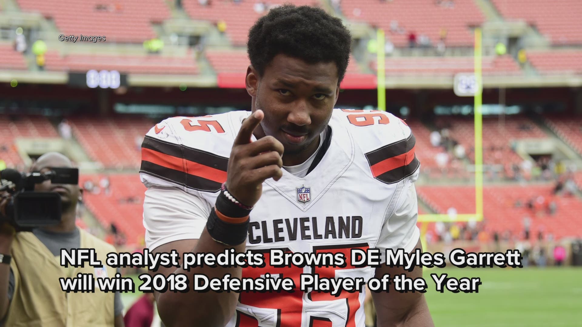 NFL analyst predicts Cleveland Browns DE Myles Garrett will win 2018 Defensive Player of the Year