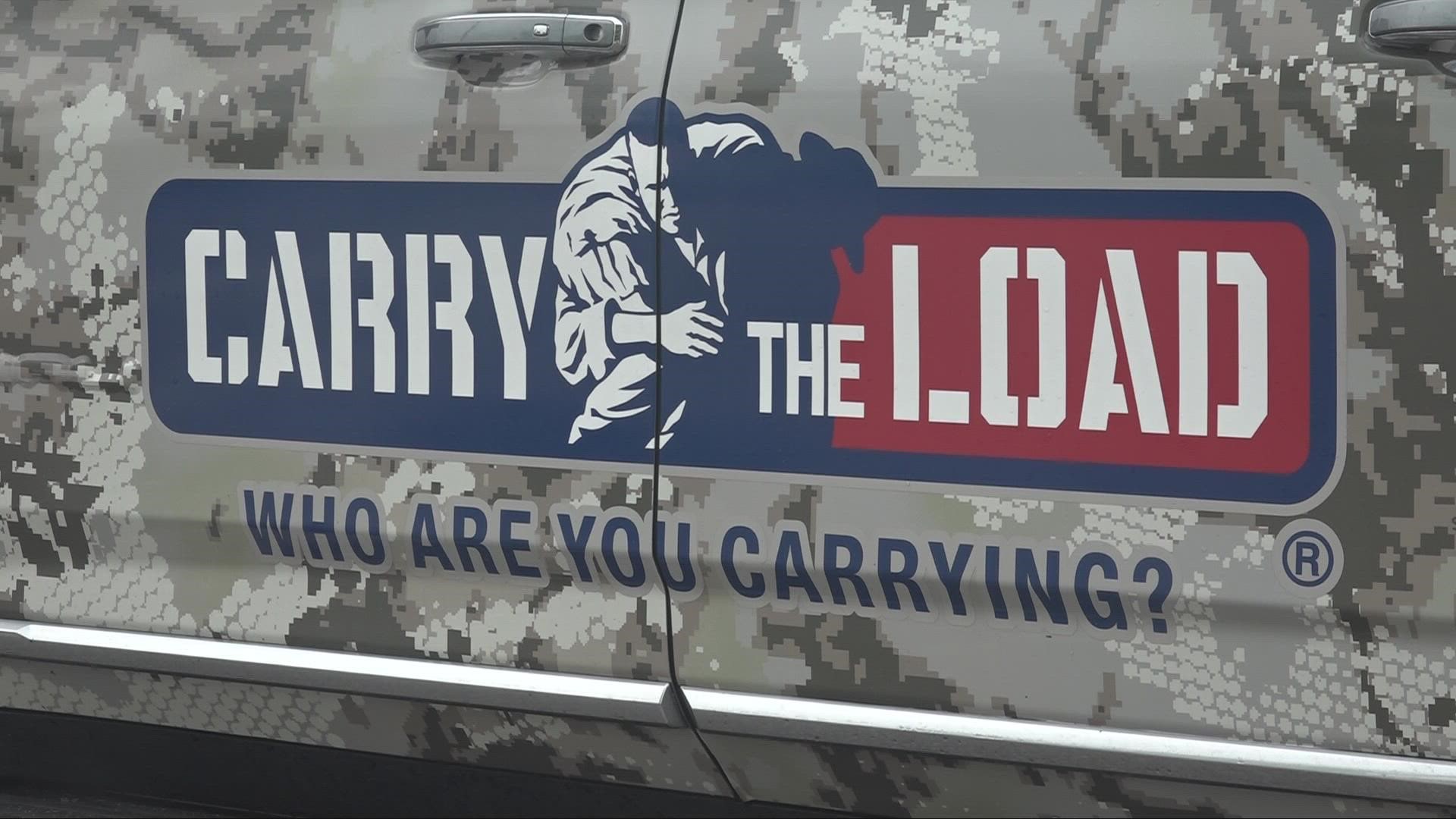 'Carry The Load,' an organization showing support for our nation's military, veterans, first responders, and their families passed through Northeast Ohio on Monday.