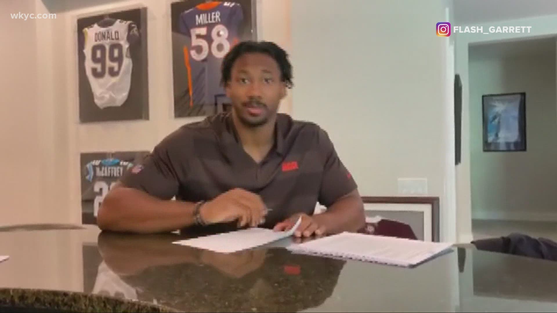 The 125-million-dollar man Myles Garrett is the highest paid non-QB in the league. The Browns star pass rusher spoke with the Cleveland media on Thursday.