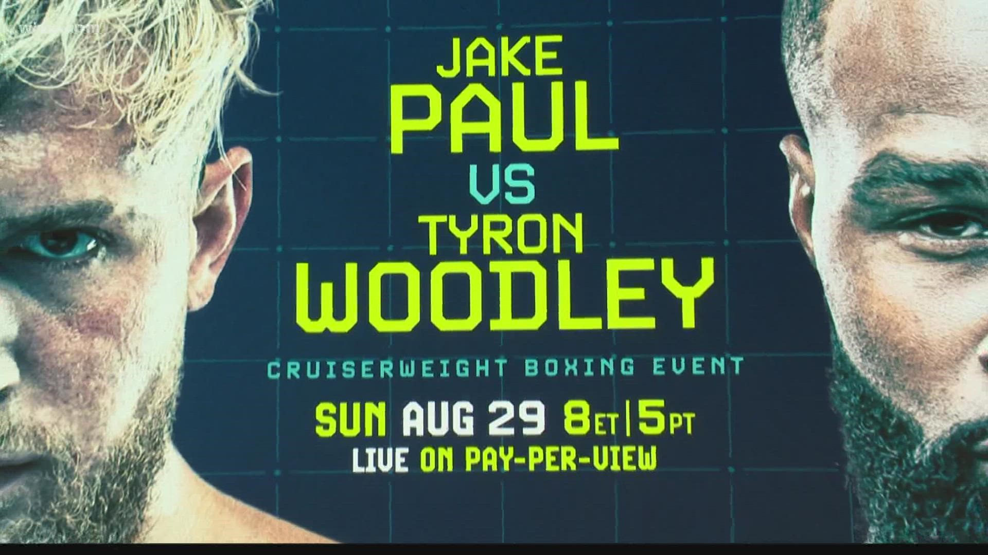 Fight Night! Boxing Match Between Jake Paul and Tyron Woodley Happens Here In Cleveland Tonight.