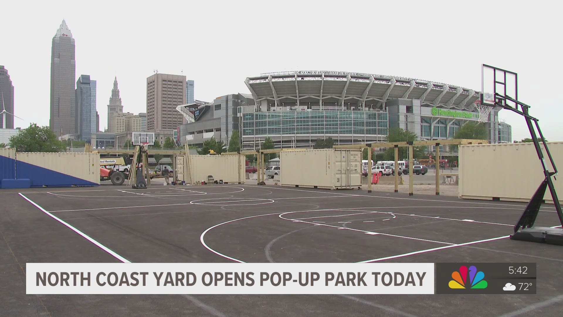 The North Coast Yard is the first step in Cleveland's broader North Coast Master Plan to connect downtown to the lakefront. 