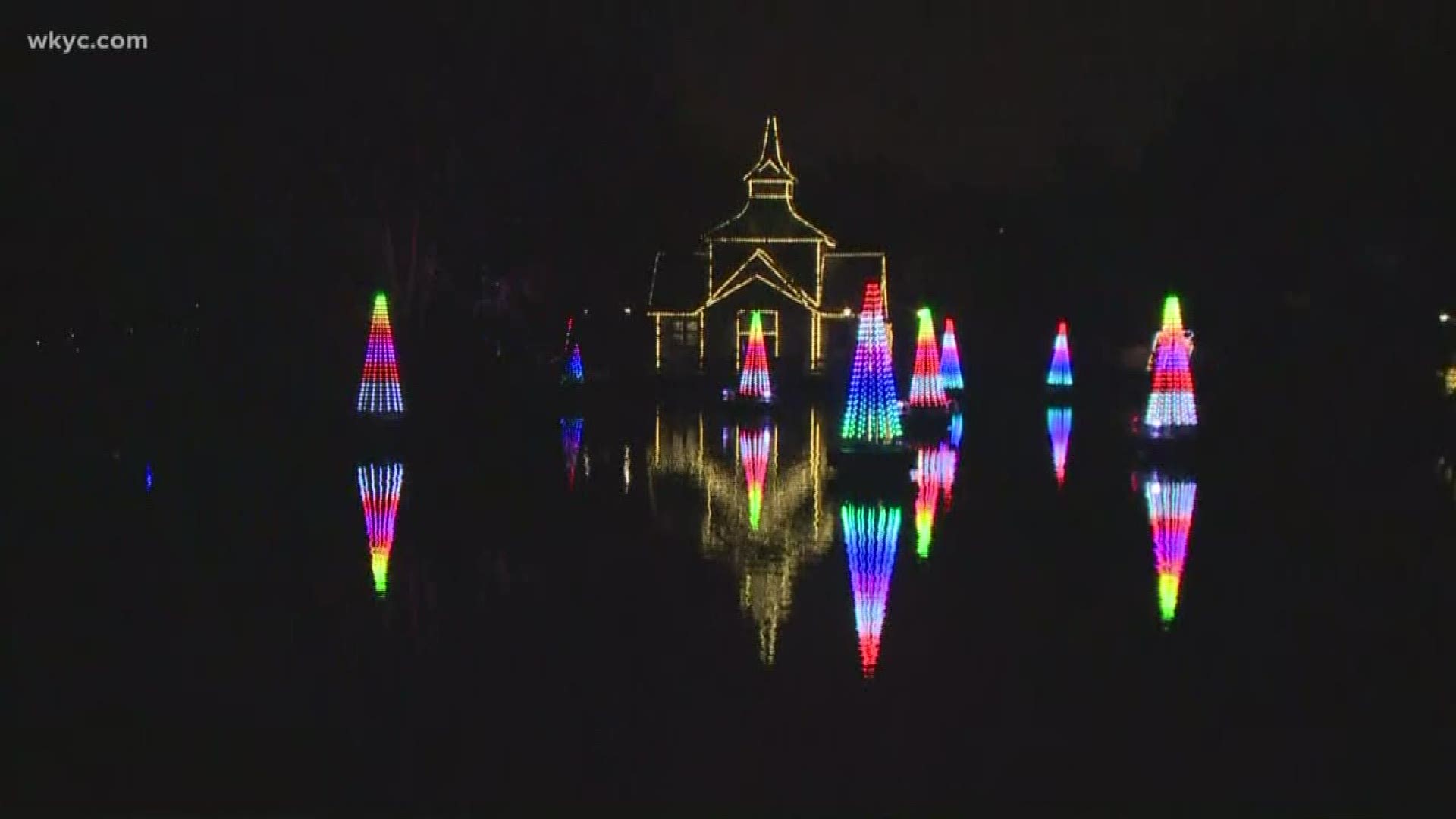 The holiday season has arrived, and the Cleveland Zoo is celebrating with its 'Wild Winter Lights' event. Austin Love was there to get a sneak peek.