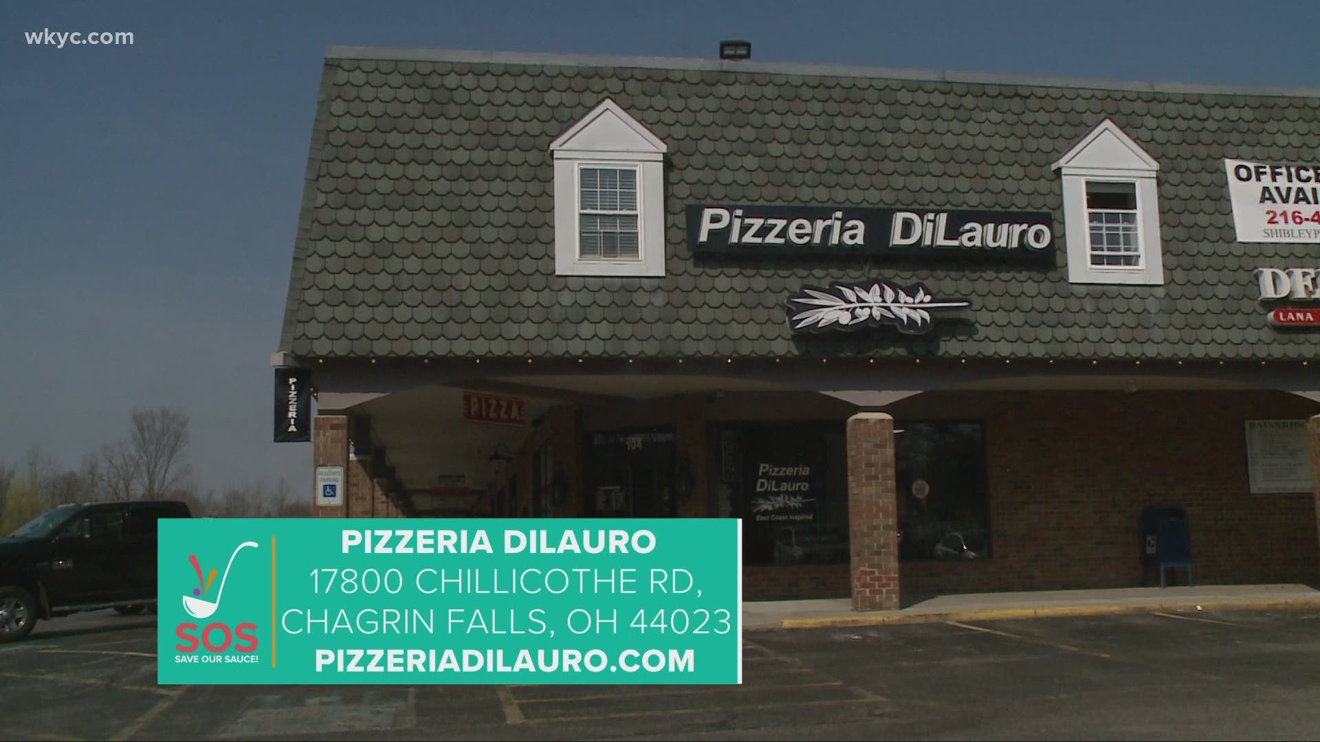 We're highlighting Pizzeria DiLauro in Chagrin Falls as we continue the 'Save Our Sauce' campaign in support of Northeast Ohio restaurants amid the COVID pandemic.