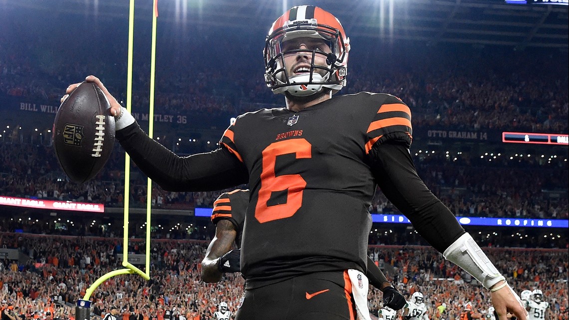 Ad agency replaces Browns quarterback jersey with Baker Mayfield's No. 6