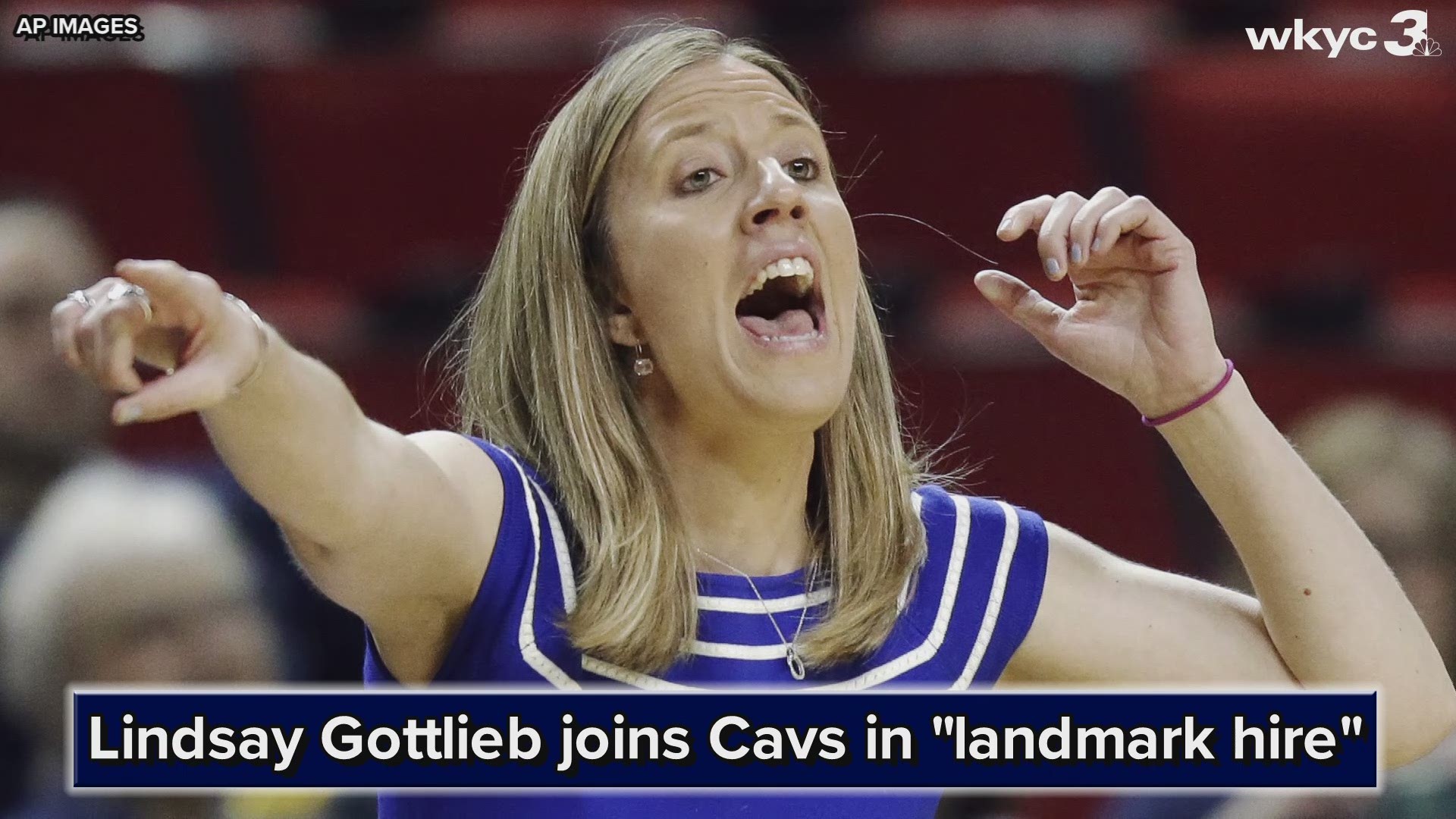 The Cleveland Cavaliers have hired California-Berkeley women's coach Lindsay Gottlieb as an assistant on John Beilein's staff