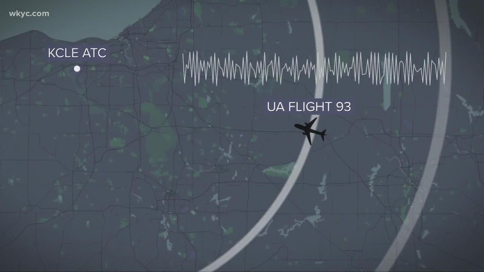 With United Flight 93 highjacked over Cleveland airspace, officials had to react quickly. 3News' Mark Naymik reports.