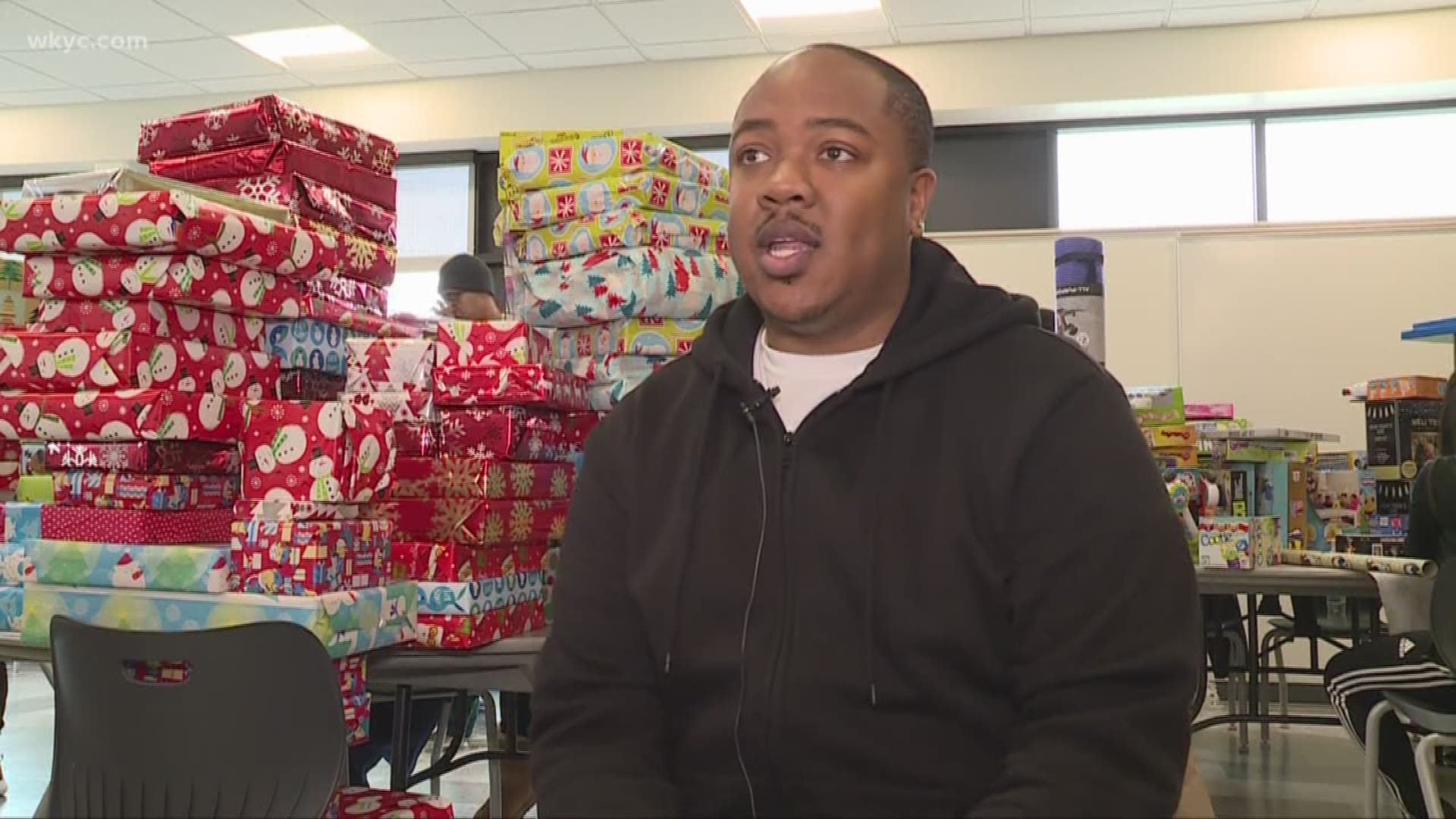 East Cleveland native gives back for the holidays