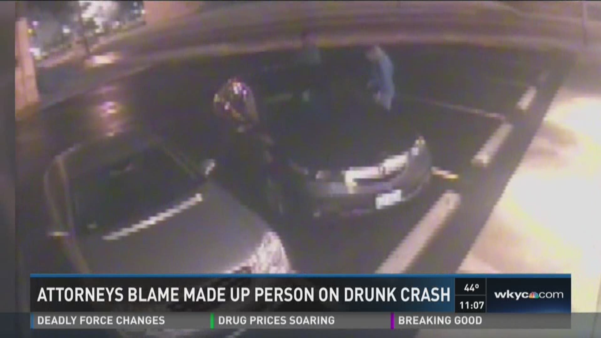 Attorneys blame made up person for drunk crash