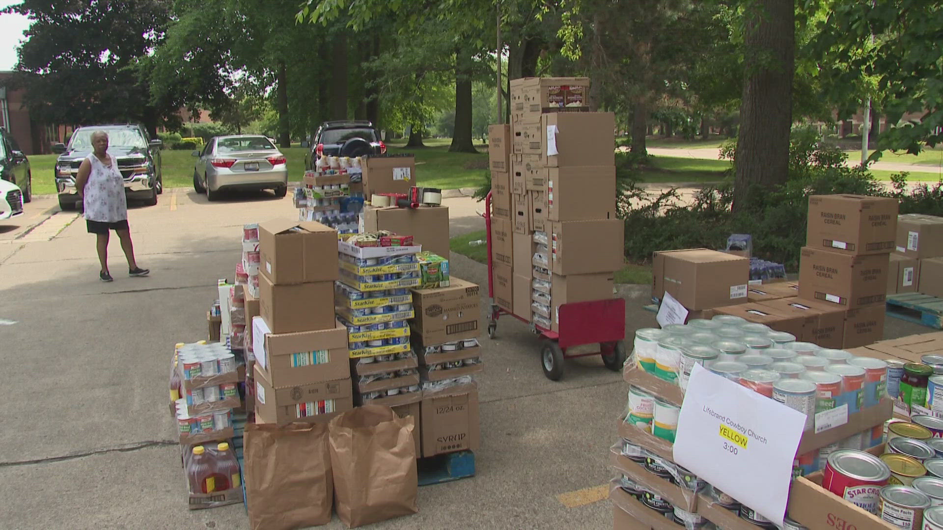 The United Way of Lake County delivered over 83,000 pounds of food to local food pantries at its summer food distribution event.