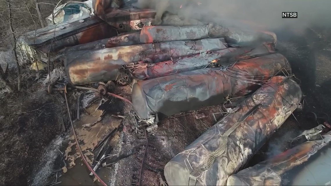 Why the East Palestine train derailment site is so dangerous | wkyc.com