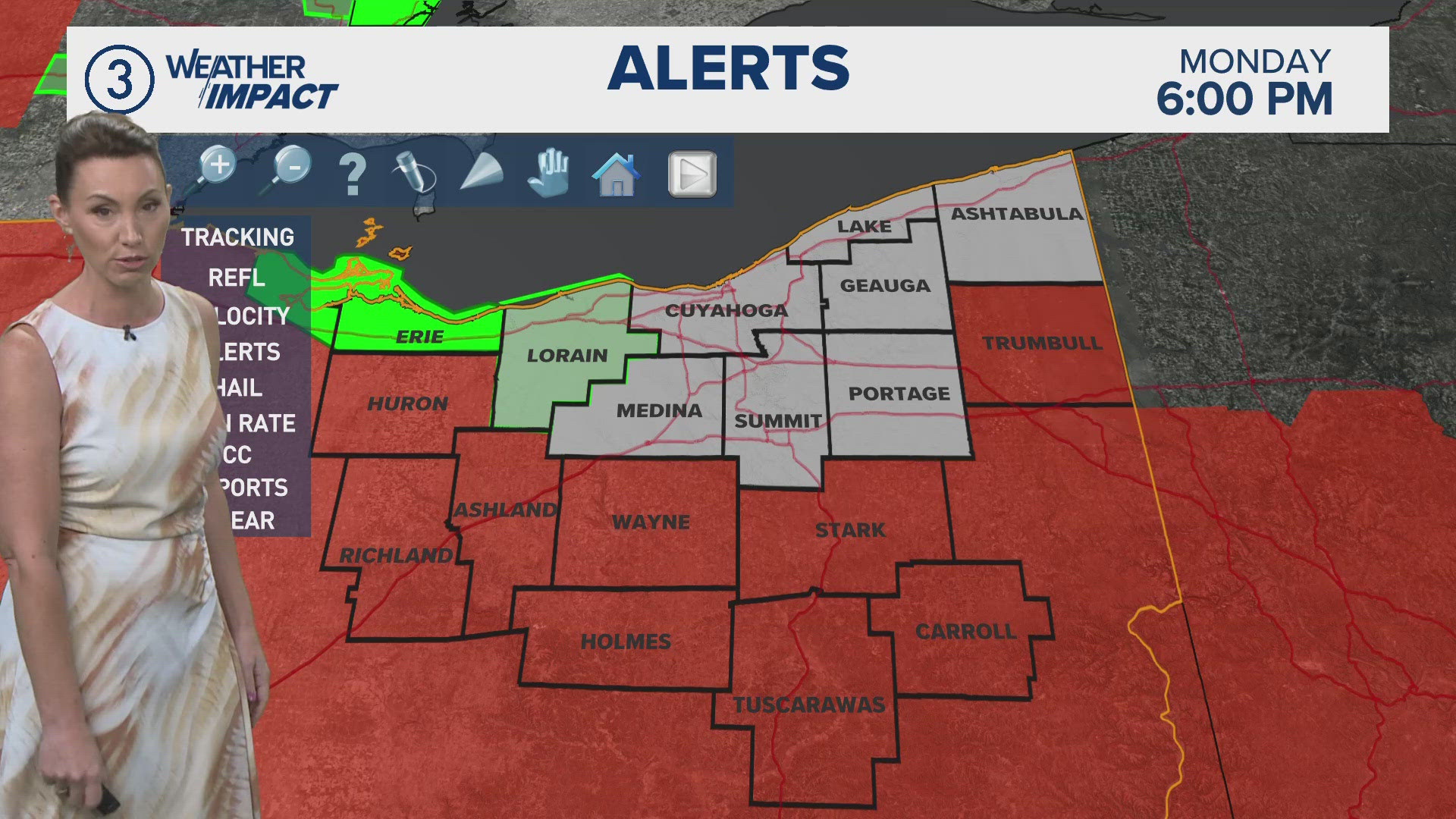 Flash Flood Warning in place for several counties as strong storms move ...