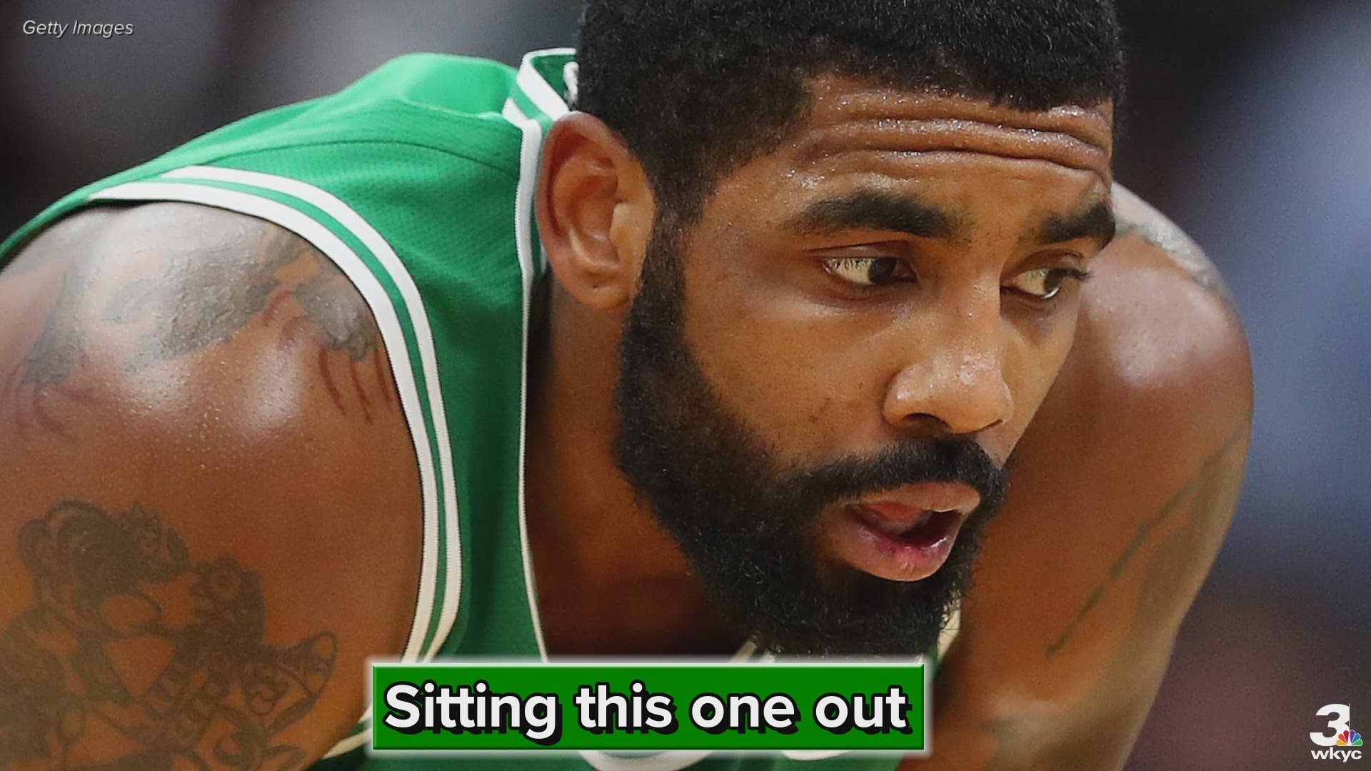 According to the Boston Celtics, Kyrie Irving will miss the team's Wednesday matchup against the Cleveland Cavaliers due to the flu.