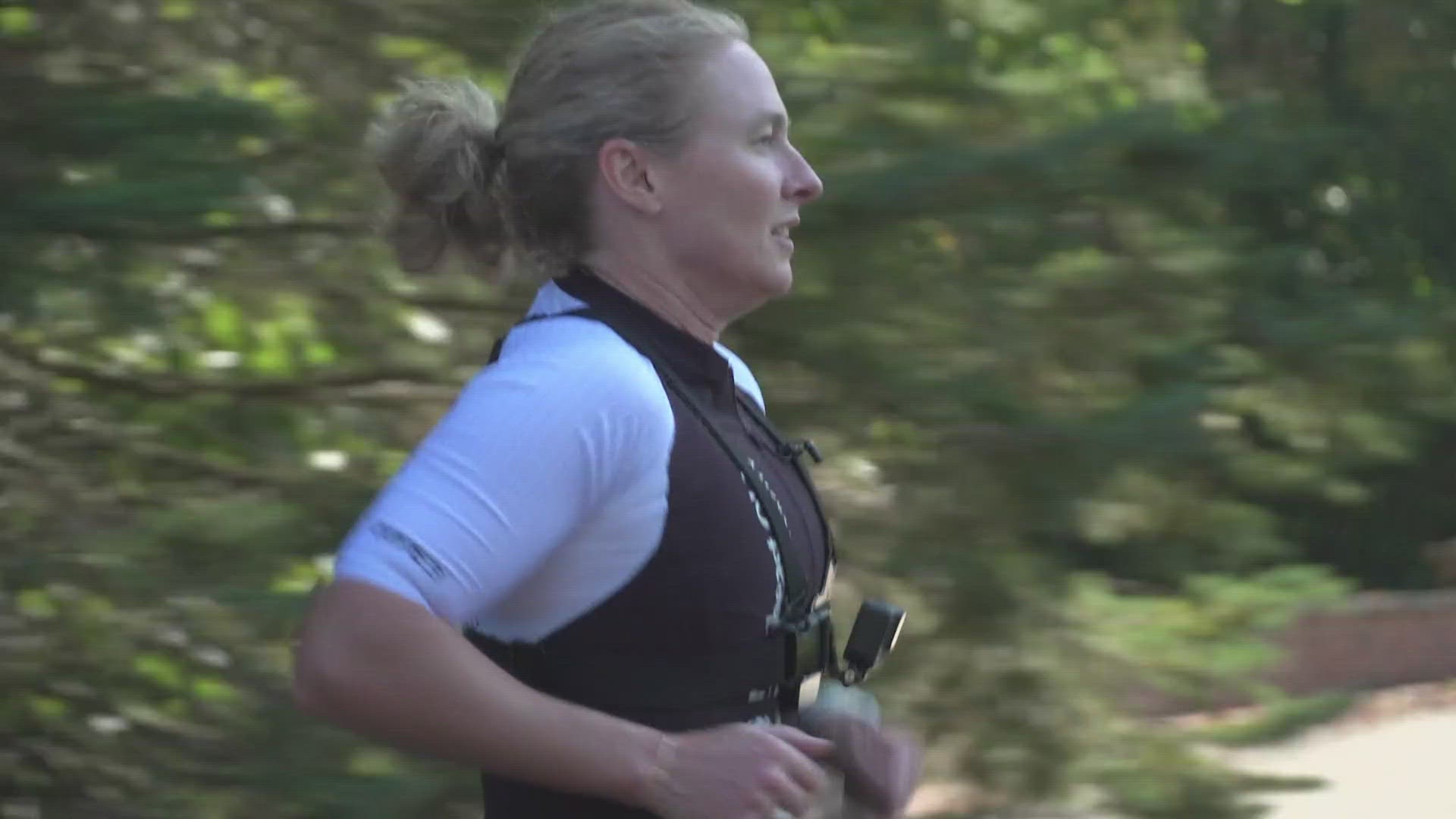 Dr. Sara Whittingham is competing in the race of her life, both on and off the course.