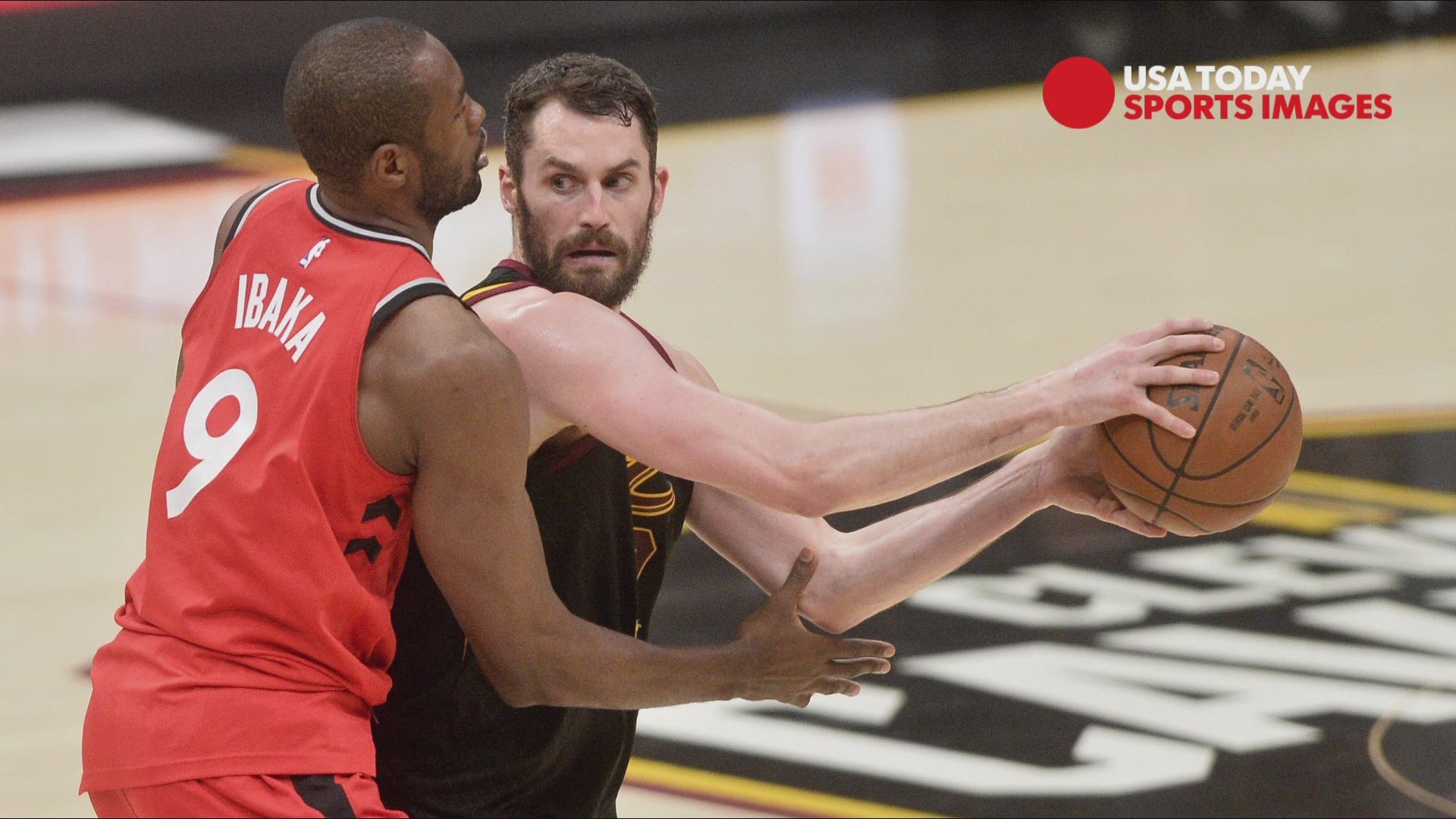 Cleveland Cavaliers C Kevin Love finds his shot against Toronto Raptors