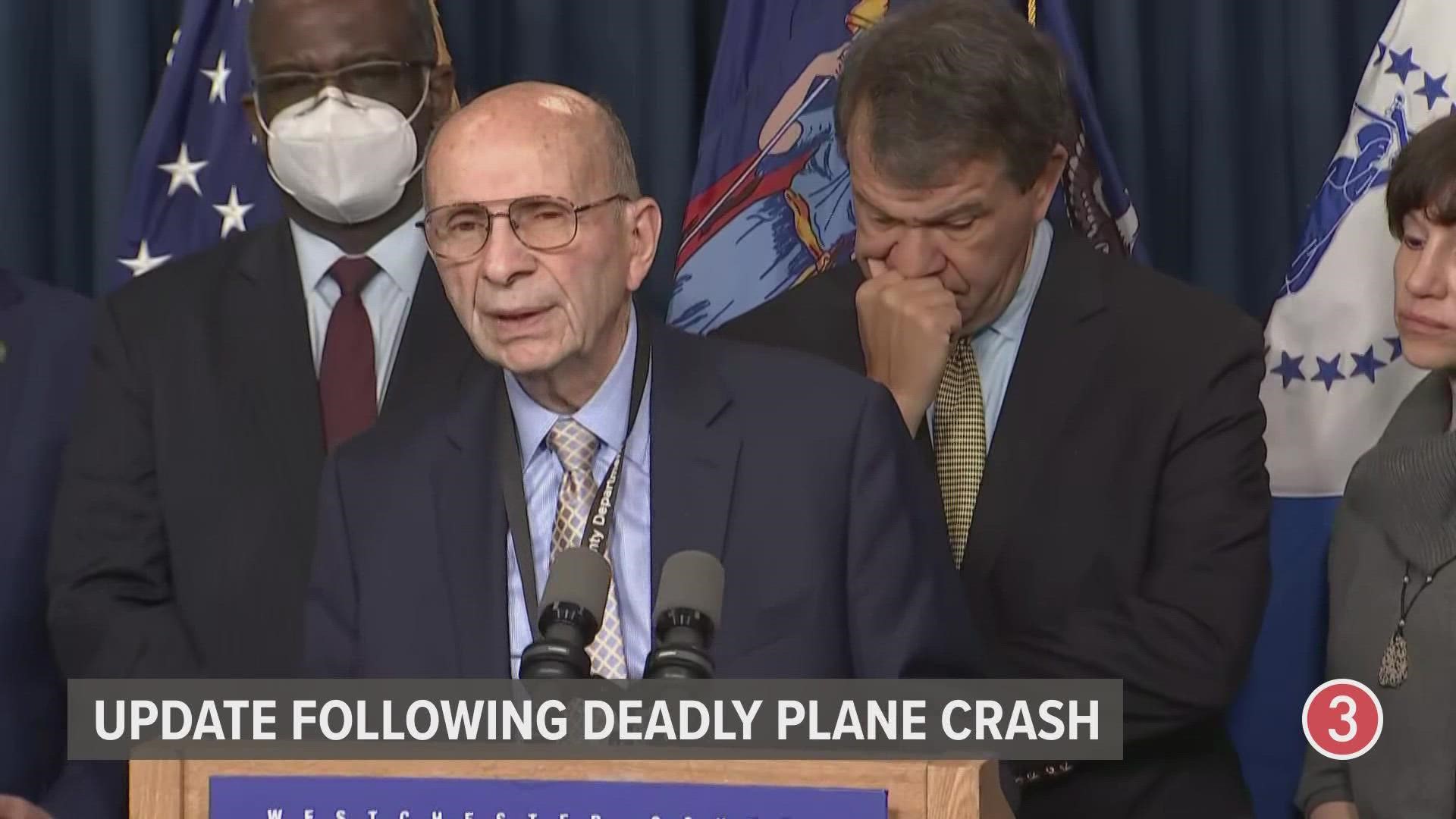 Westchester County Department of Emergency Services Commissioner Richard Wishnie explains how authorities were able to find the site of the deadly plane crash.