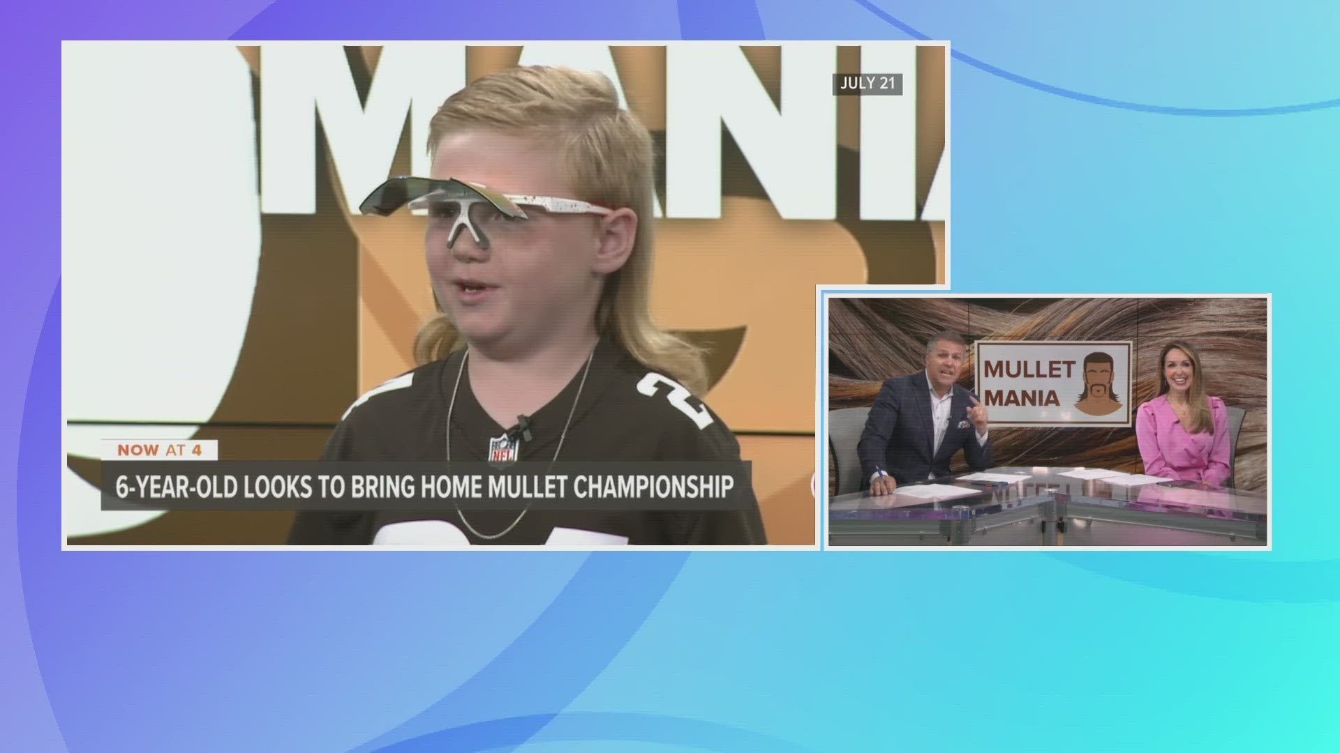 8-year-old known as 'Mullet Boy' competes in USA Mullet Championship