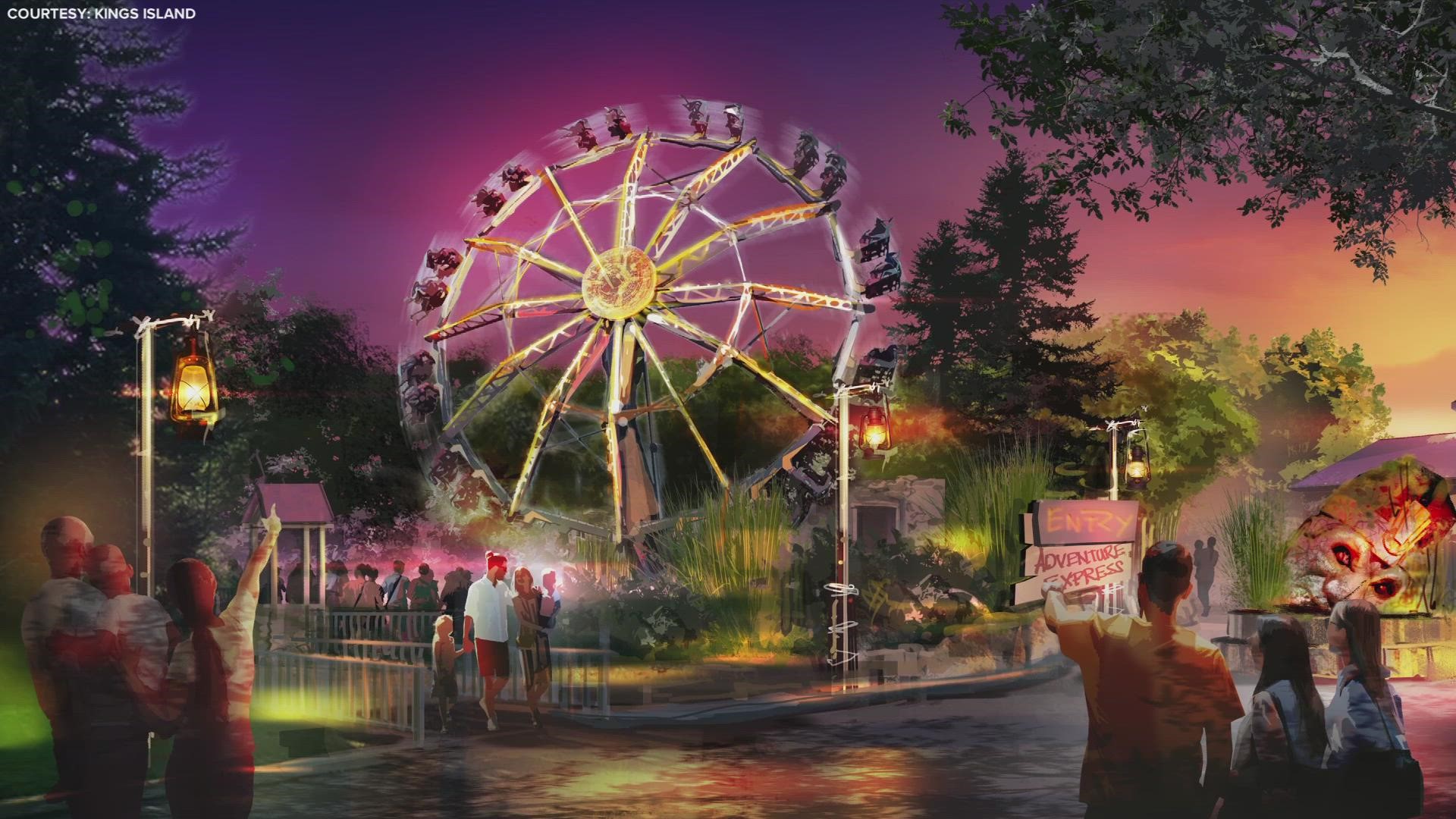 The newly themed area known as Adventure Port, which is set to debut in 2023, will also include enhancements to the park's existing Adventure Express roller coaster.