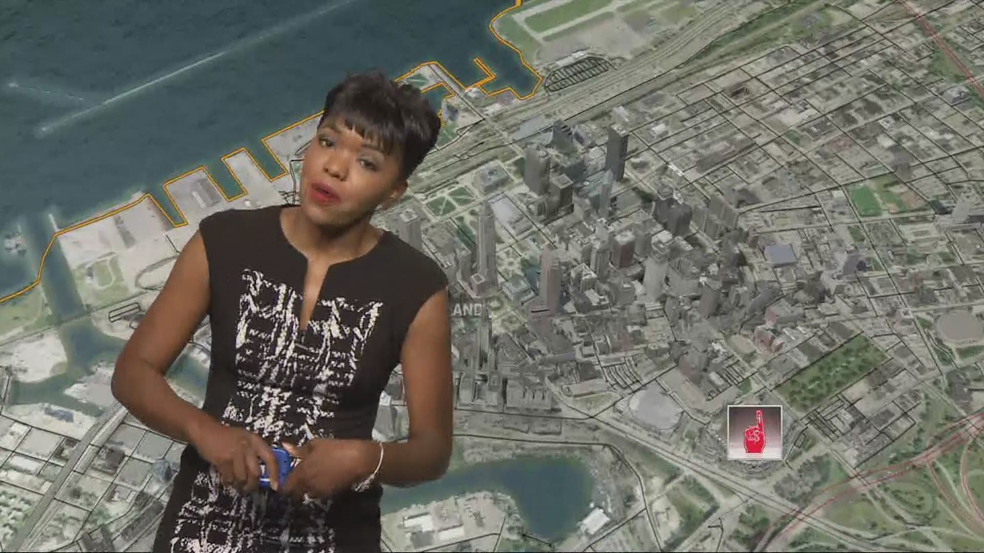 WKYC's Danielle Wiggins updates the traffic in downtown Cleveland with both the Indians and Browns playing on Thursday night.