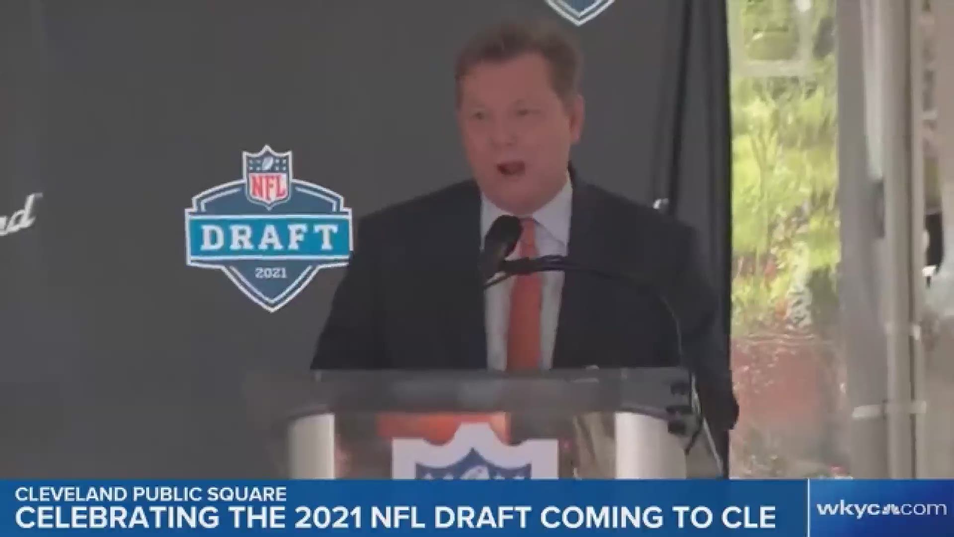 On Thursday, the Browns celebrated the city of Cleveland being awarded the 2021 NFL Draft.
