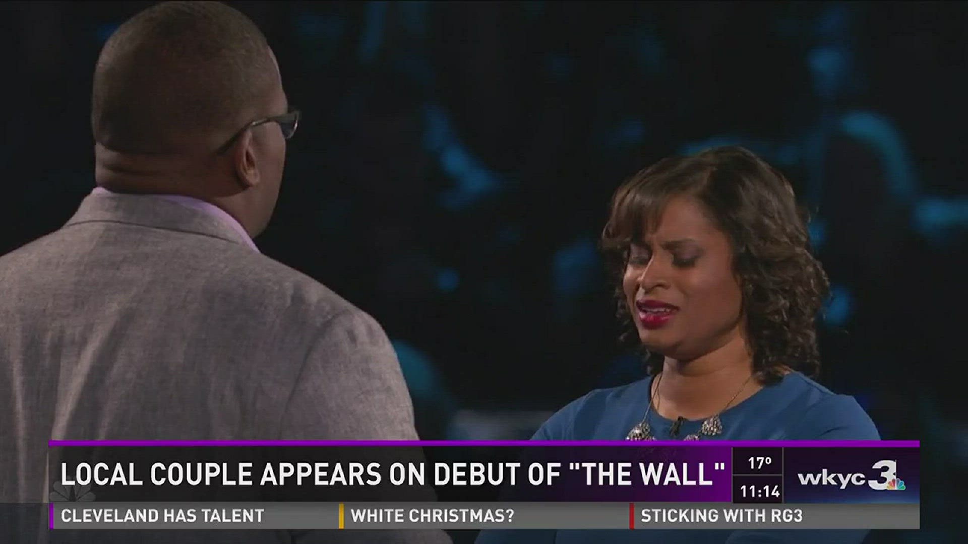 Local couple appears on the debut of The Wall