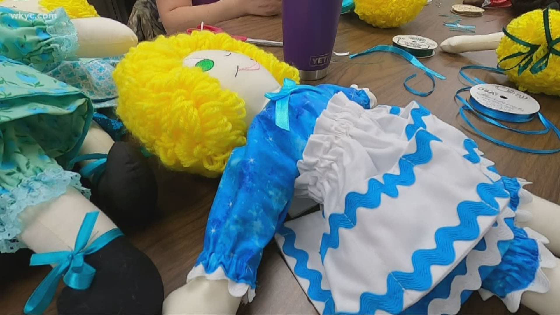 The community is making 'Emma dolls' in honor of Emma Pfouts. She is the Norton teen who is battling back from a brain injury following a severe asthma attack.