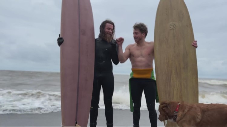 Meet the brothers who surf the frozen waves of Lake Erie in Cleveland
