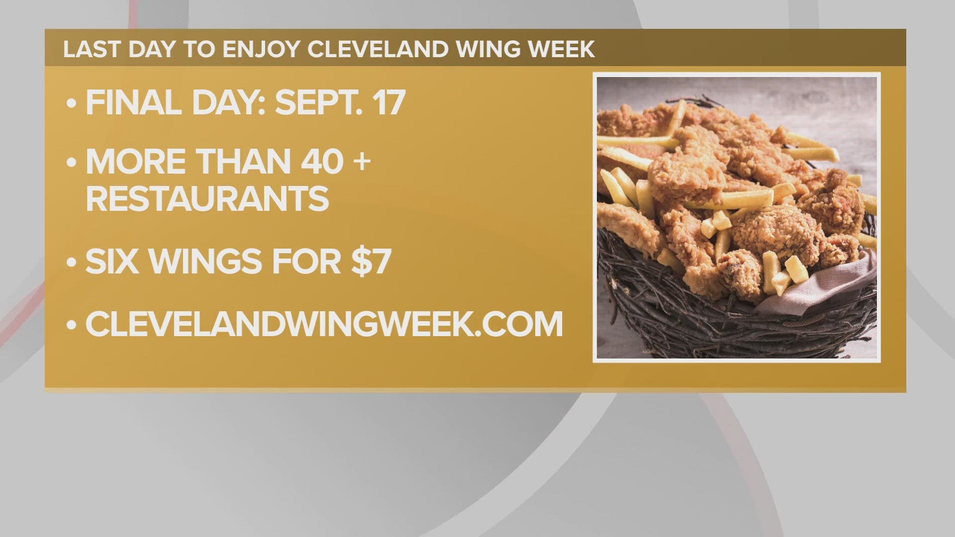 3News' Kierra Cotton is checking out the deals at 49th Street Tavern during Cleveland Wing Week.