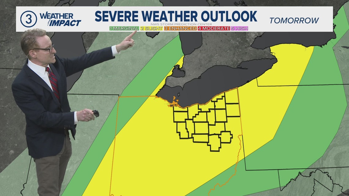 Weather Impact Alert: Heavy rain and strong storms later today in ...