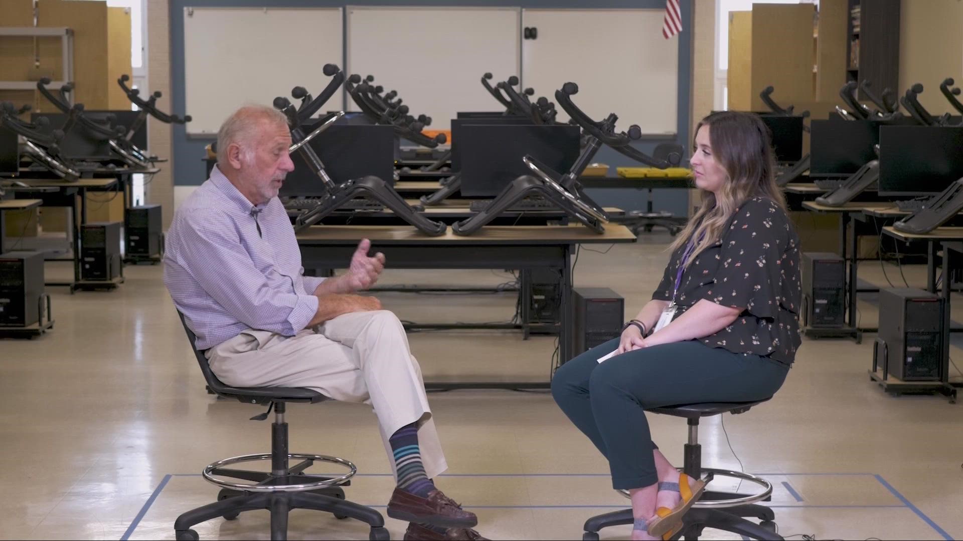 Bob Sedlak is retiring after this year. Kellie Martin is starting her first year. We got them together to chat about expectations for the new school year.
