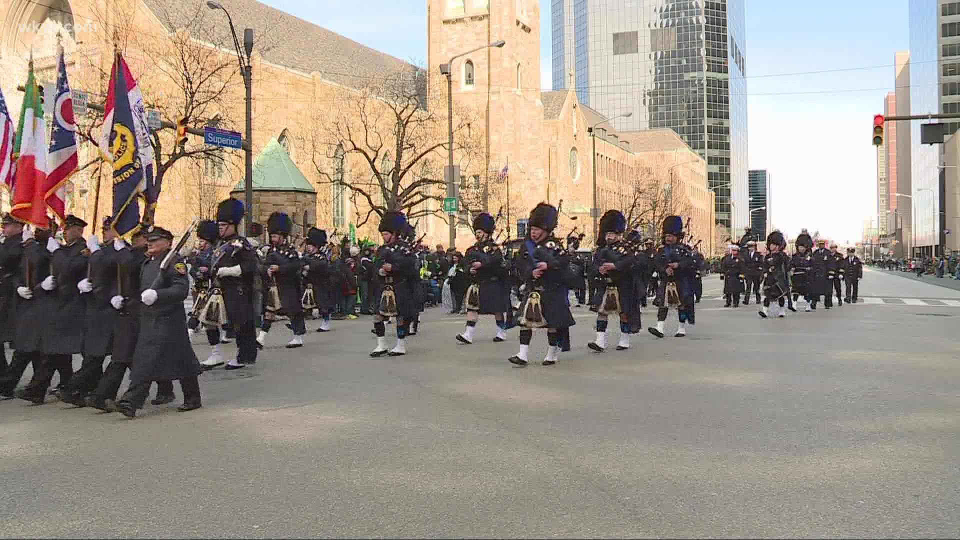 The St. Patrick's Day Parade is returning to Cleveland after it was canceled for the last two years due to COVID concerns.