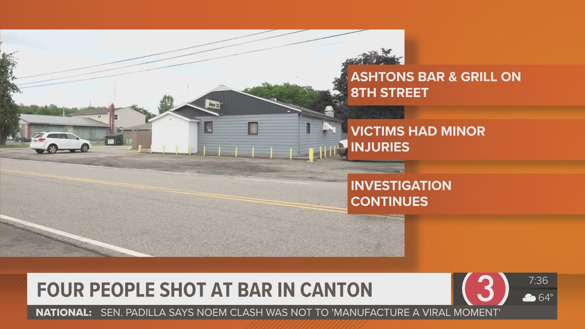 Witnesses at the scene did not provide any information about a potential suspect, the Stark County Sheriff's Office said.