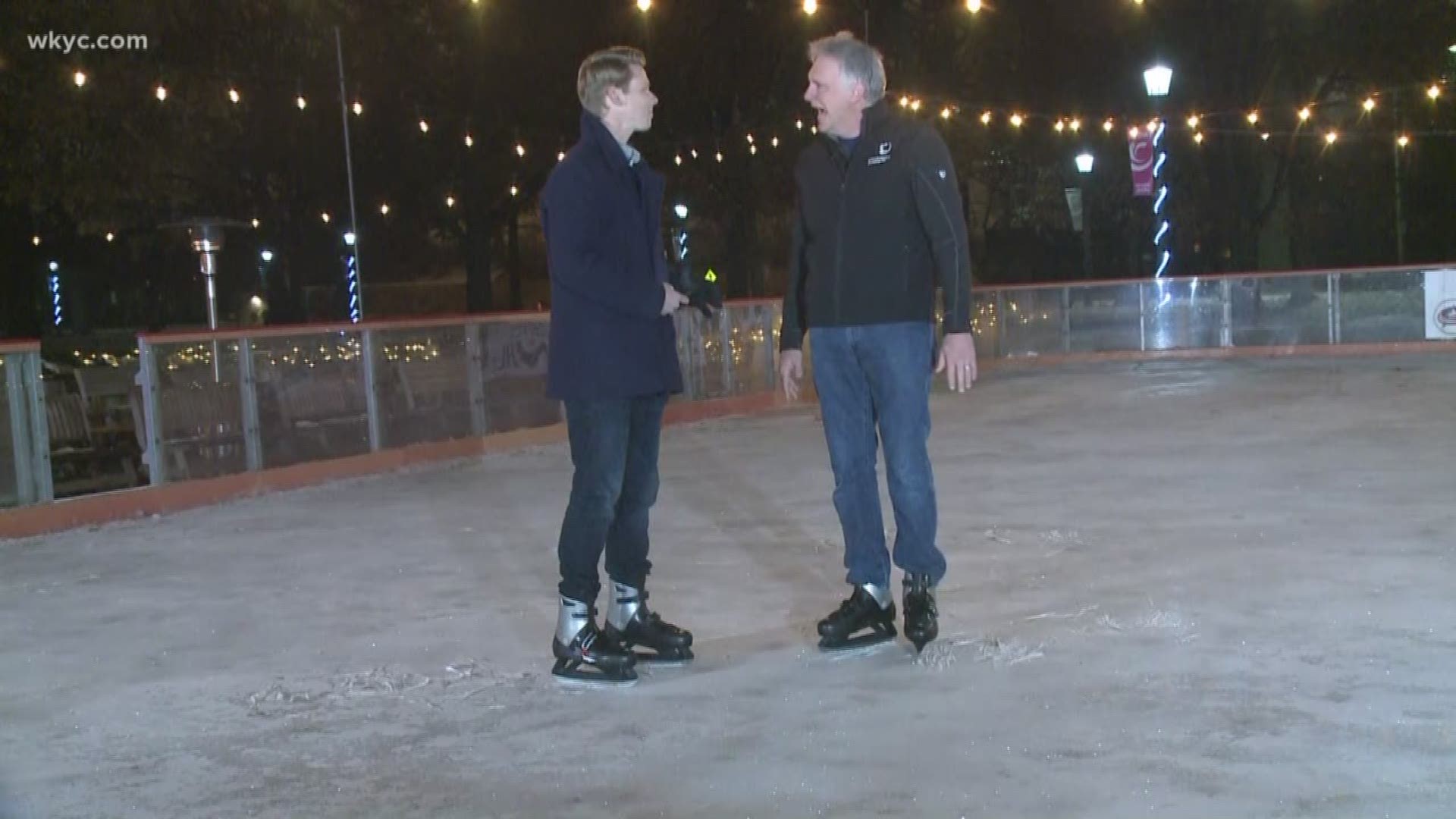 Nov. 30, 2018: Holiday CircleFest is back for its 25th year, and Austin Love strapped on the ice skates to kick off the celebration.