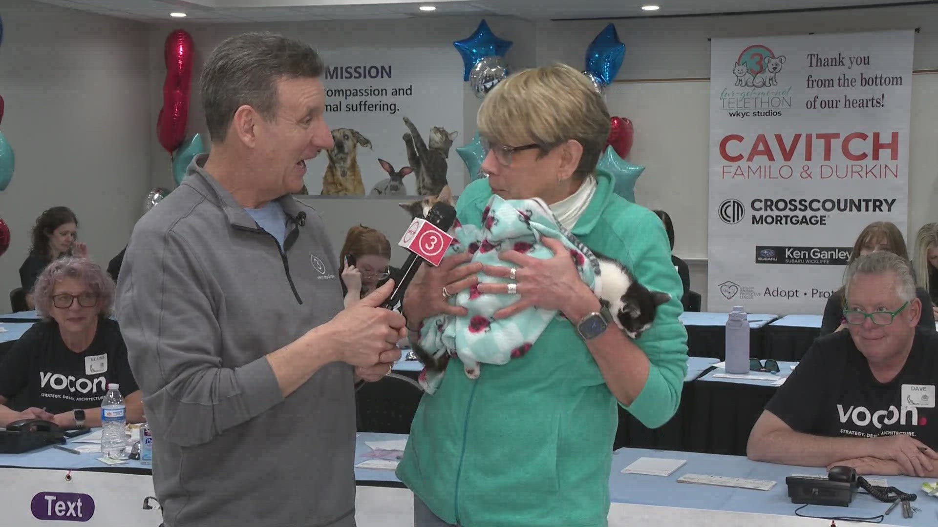 The 12th annual 'Fur-Get-Me-Not' Telethon will take place on WKYC Thursday, April 13, from 5 a.m. to 7:30 p.m.