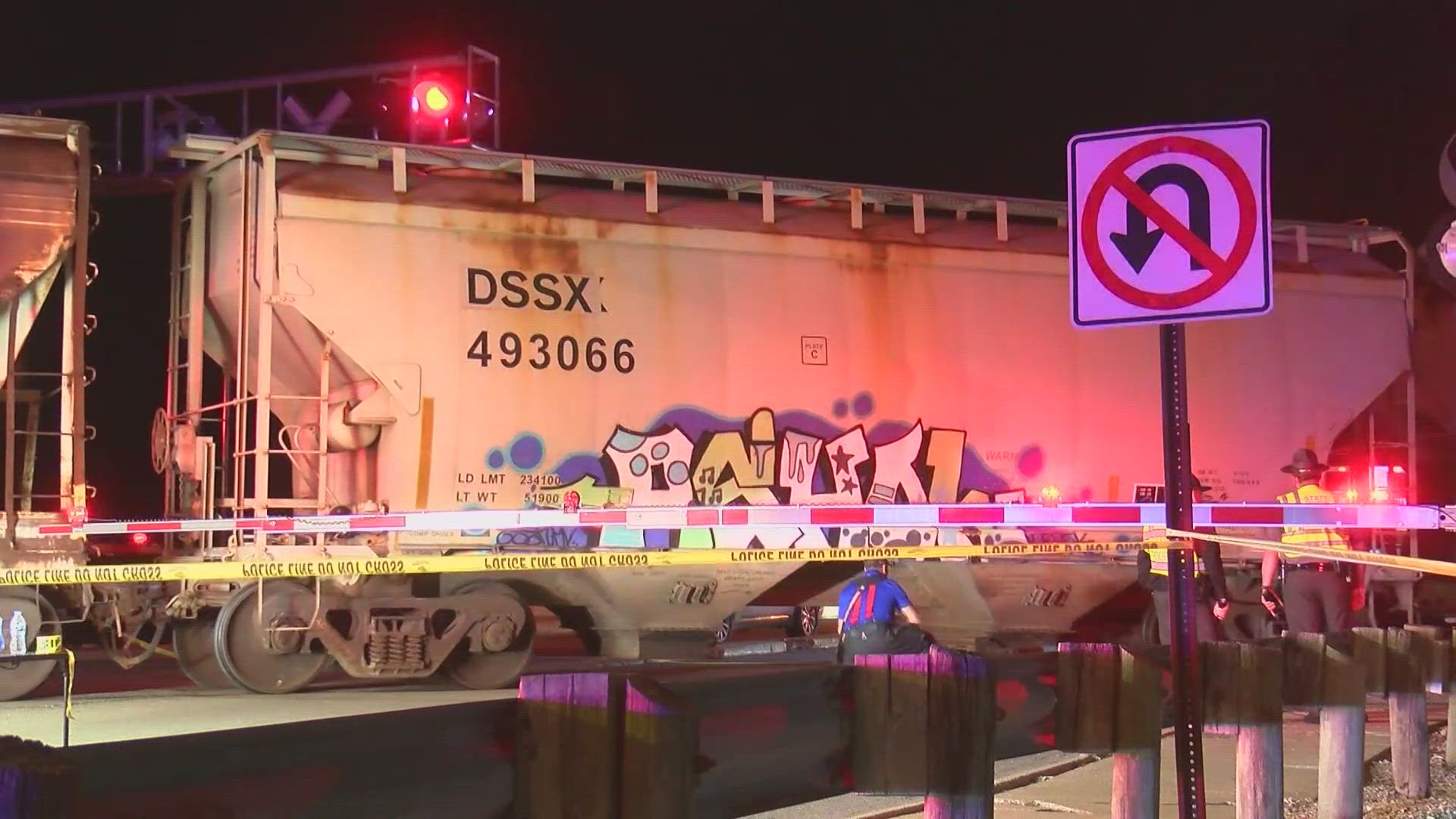 The collision happened around 7 p.m. on Sunday on the Miles Newton Bridge near Hayes Avenue. David Greenberg reports from Fremont.