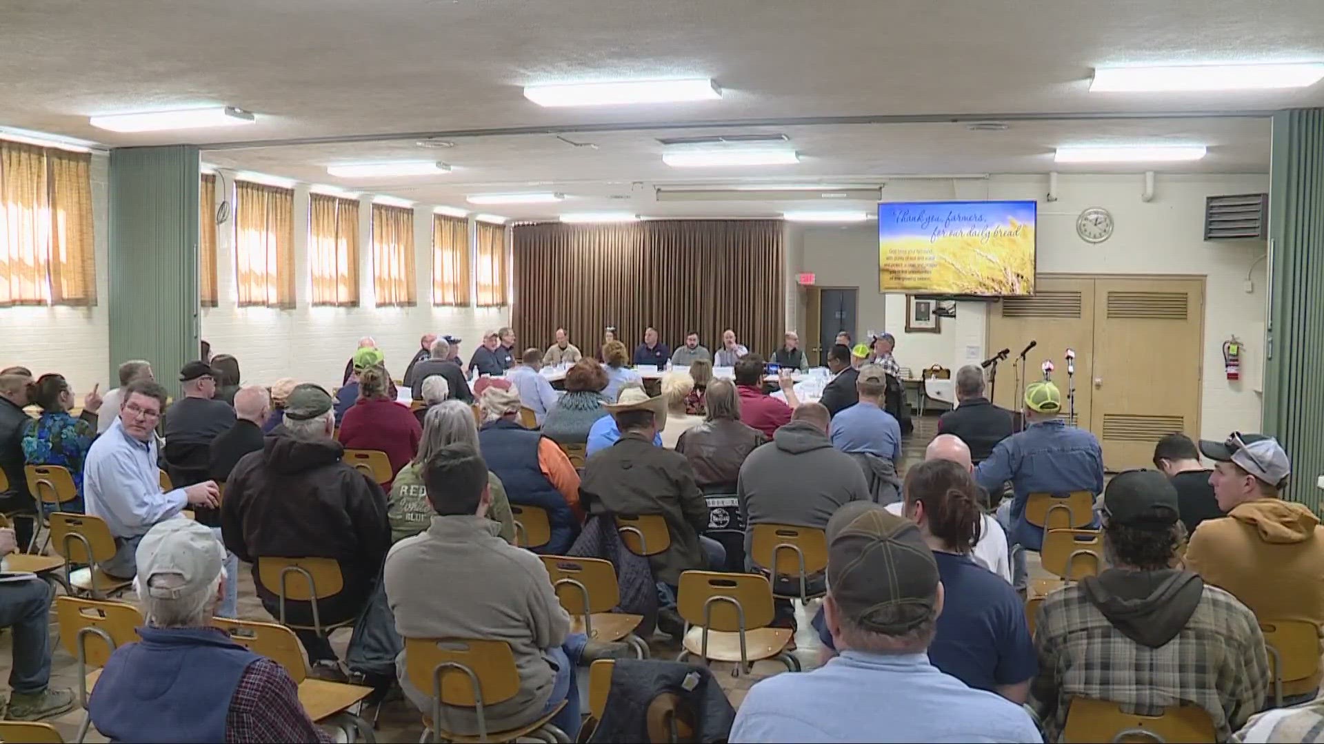 Members of the community met with officials from the U.S. EPA and Department of Agriculture on Thursday.