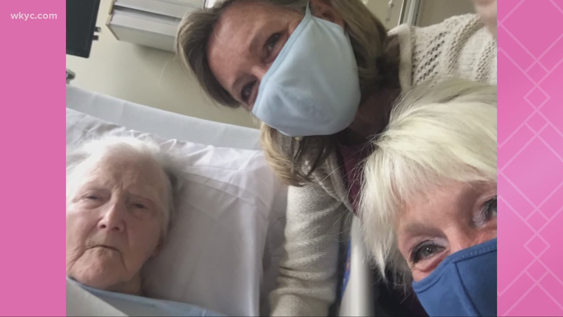 The sisters are grateful MetroHealth let both of them see their elderly mom after a nursing home wouldn't allow it. Romney Smith reports.