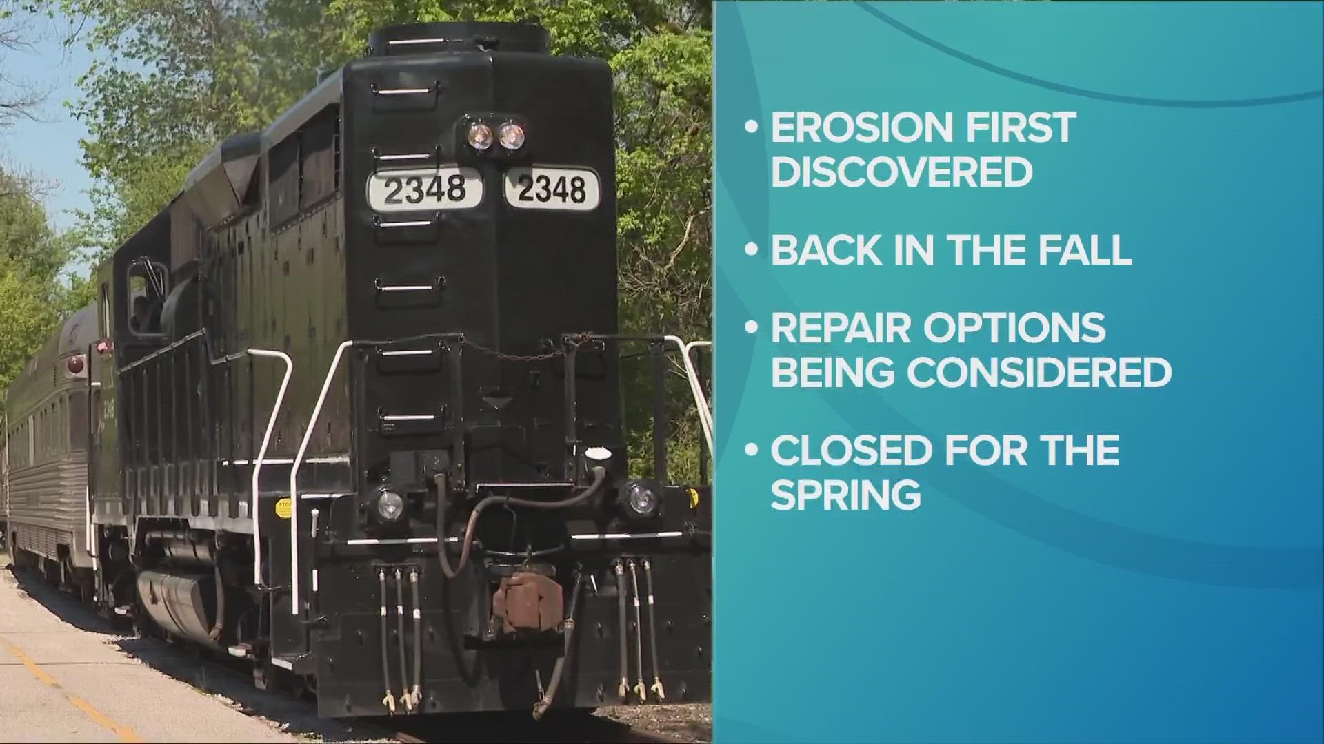 CVSR and the National Park Service are hoping to restart operations this summer.