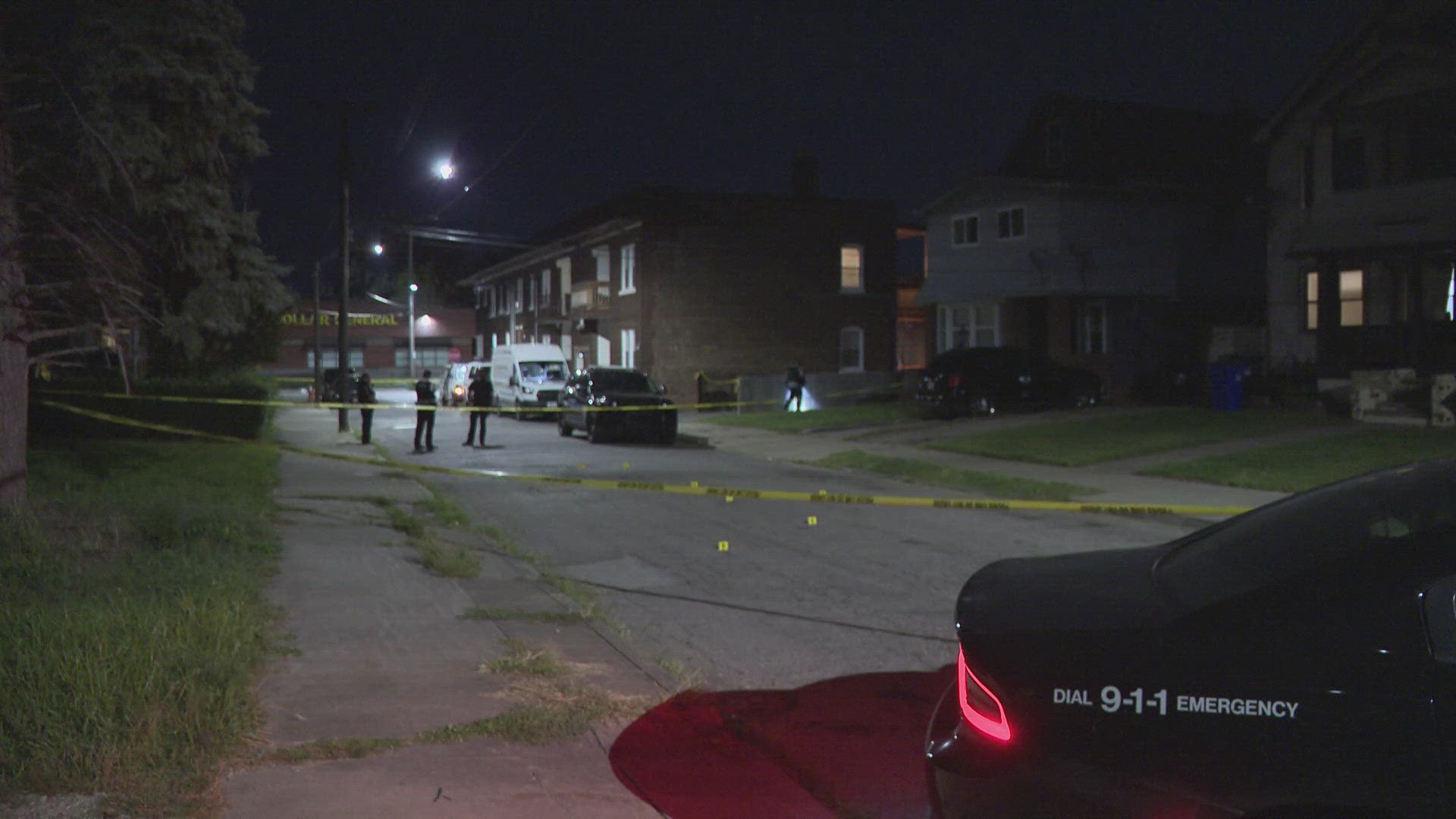 The shooting happened on St. Clair Avenue at Rondel Road.