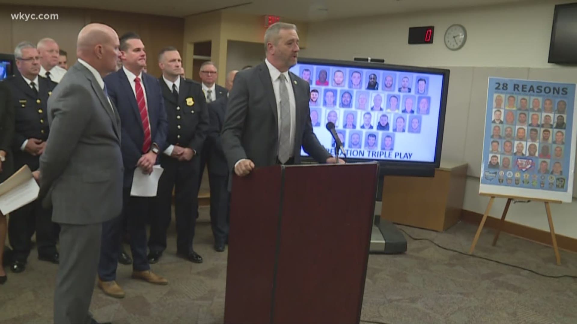 "Operation Home Run" targeted the buyer side of human trafficking of adults in Cuyahoga County. Twenty-one men were arrested and charged with soliciting prostitution within a two-day span.