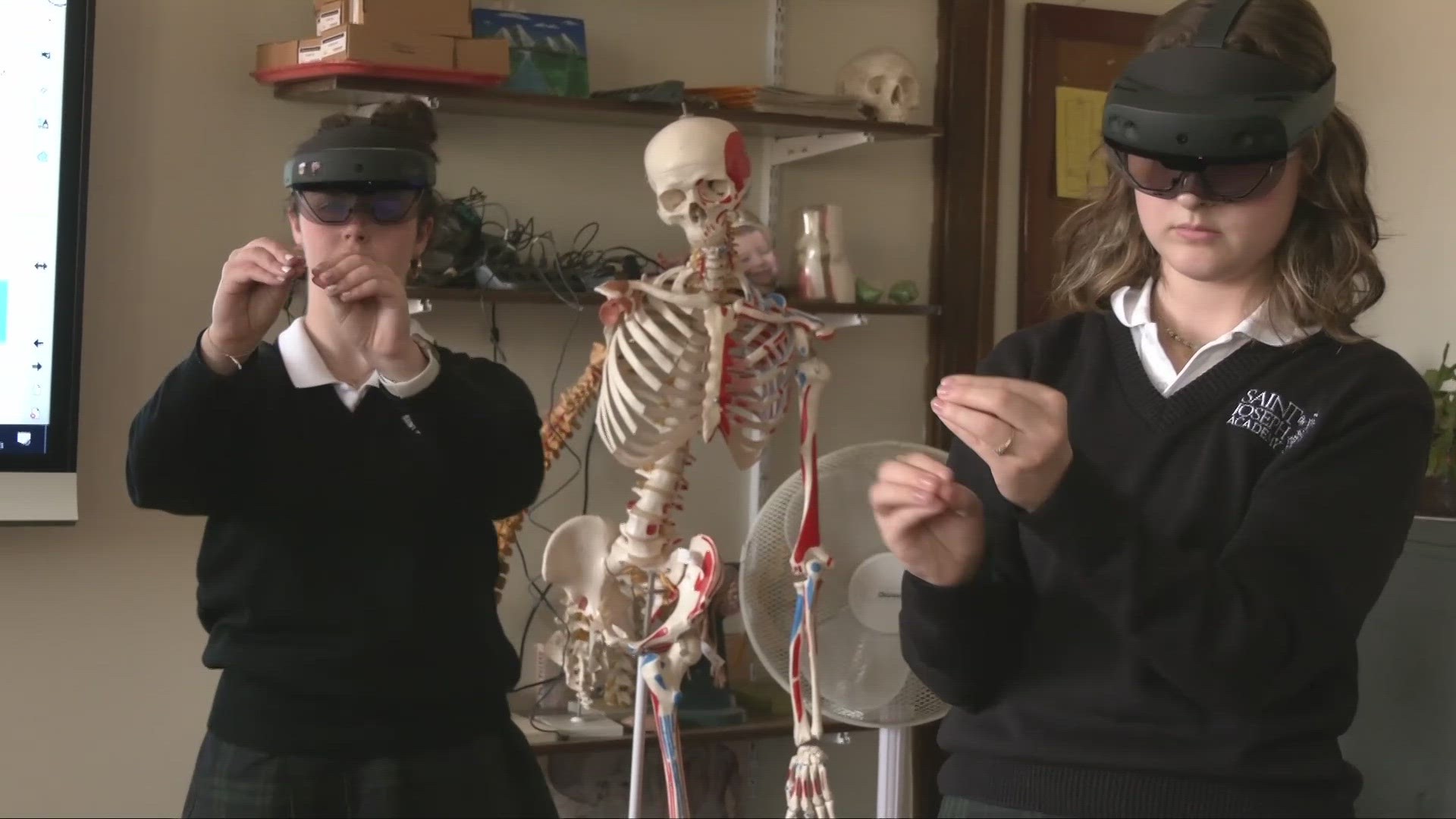 The local school has taken learning about the human body to another level.