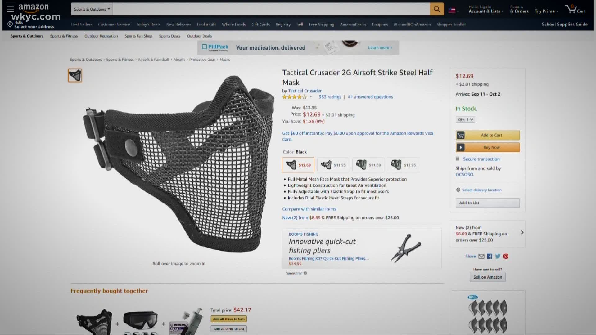 Face masks made of mesh, crochet (yarn) or lace are now popular items being offered by online retailers, but they don't work. Brandon Simmons reports.
