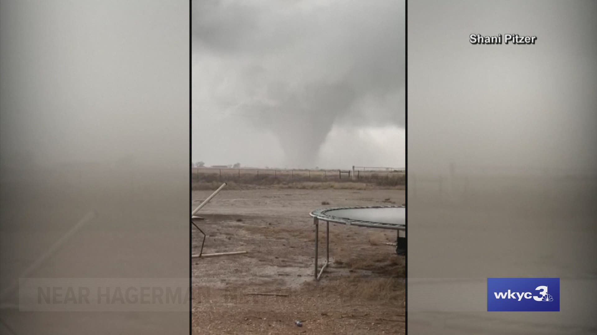 Authorities say a tornado has destroyed 10 homes in a small southeastern New Mexico community and five people suffered non-life threatening injuries.