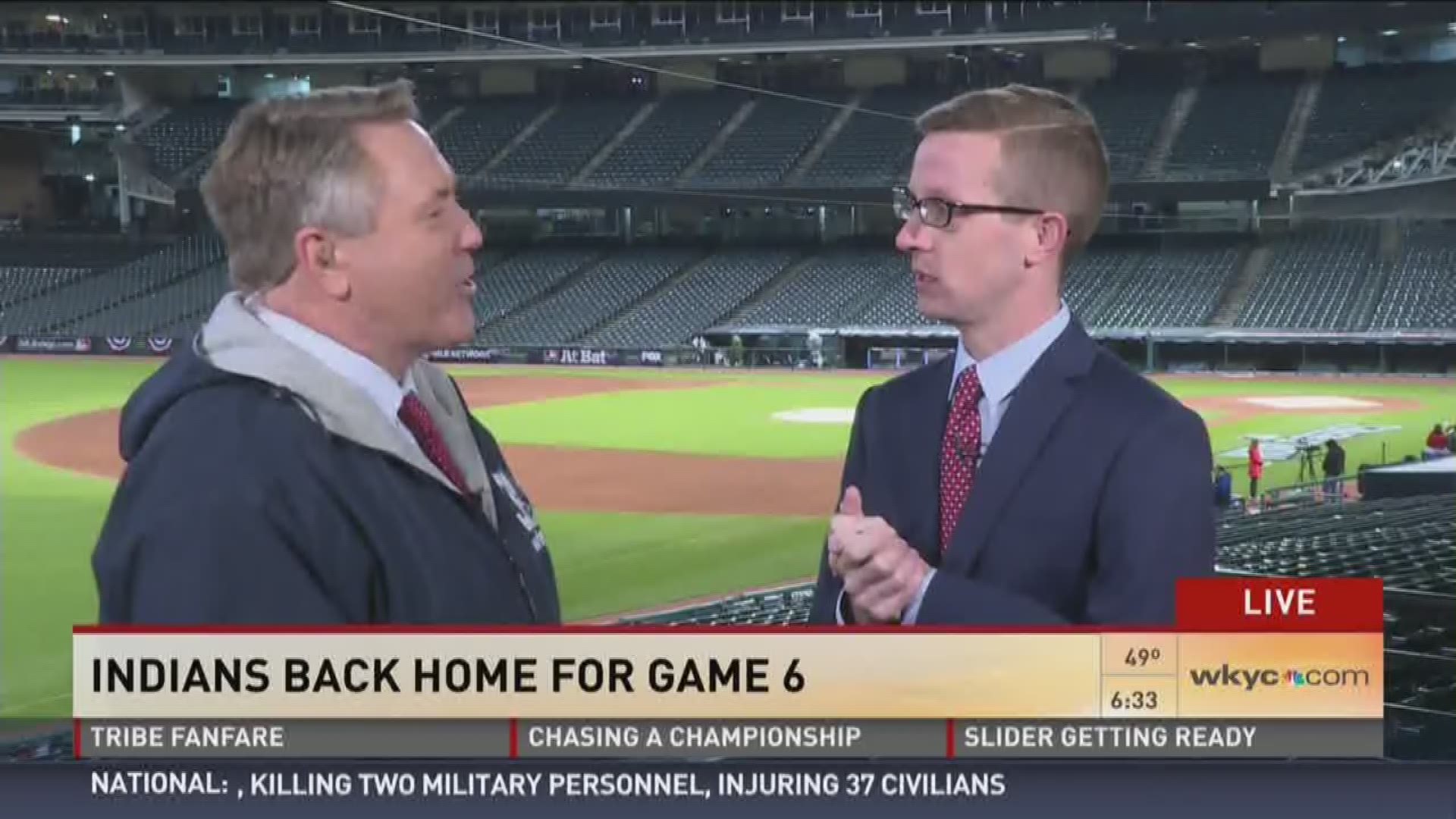 Nov. 1, 2016: Joel Hammond of the Cleveland Indians offers a preview of what to expect at Game 6 of the World Series at Progressive Field.