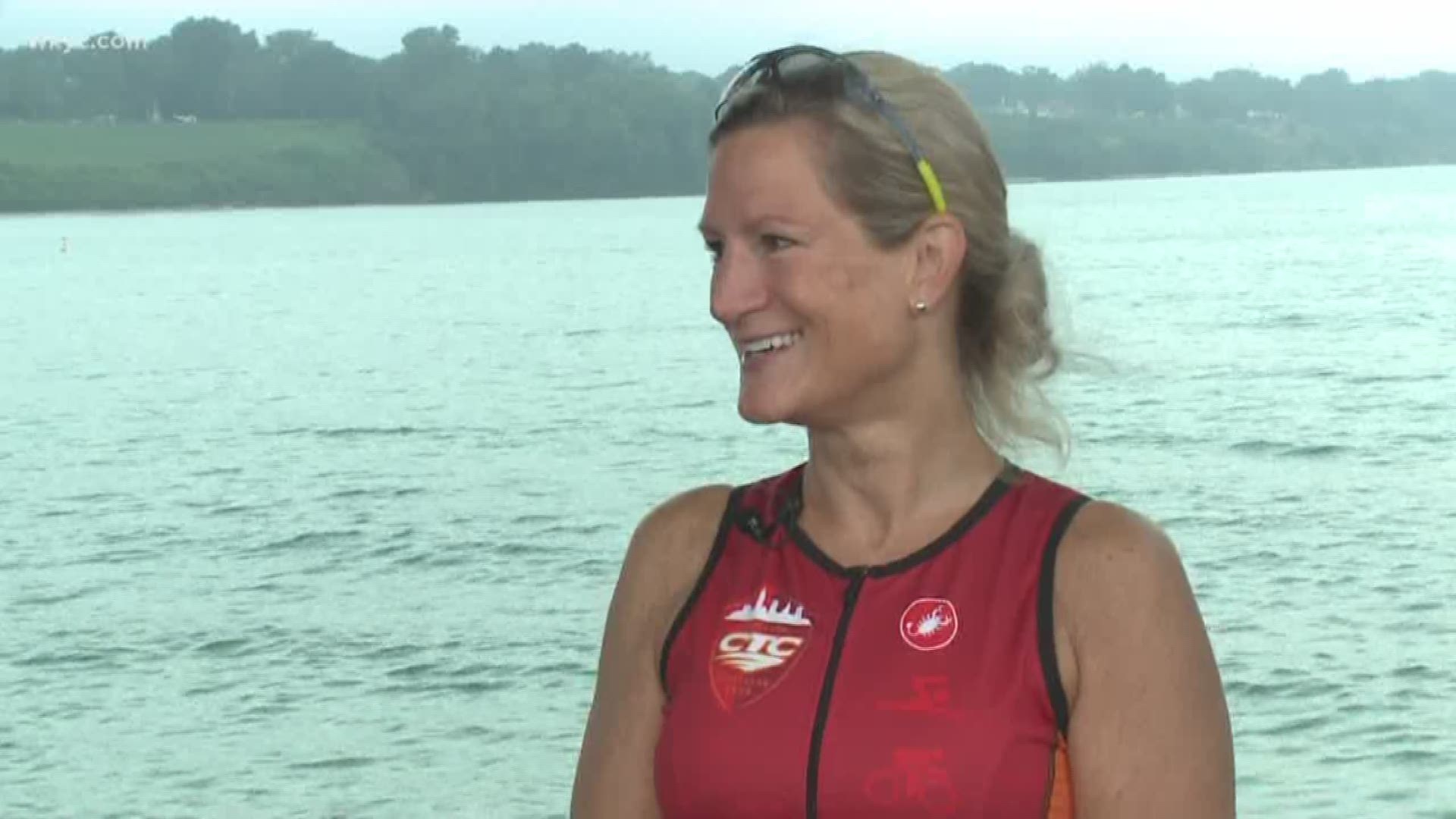 Aug. 9, 2018: It's almost race day! WKYC's Tiffany Tarpley talks with one of the athletes competing in this weekend's triathlon in Cleveland.