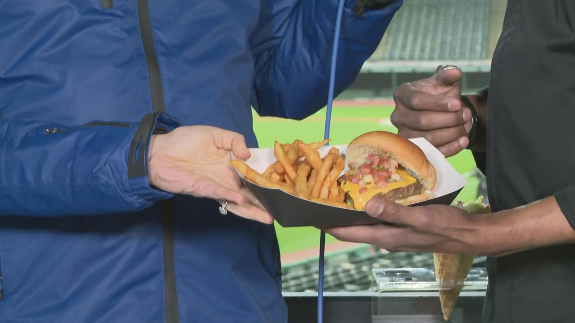 Here's a sneak peek at some of the new food you can get during a Cleveland Guardians game at Progressive Field this season.