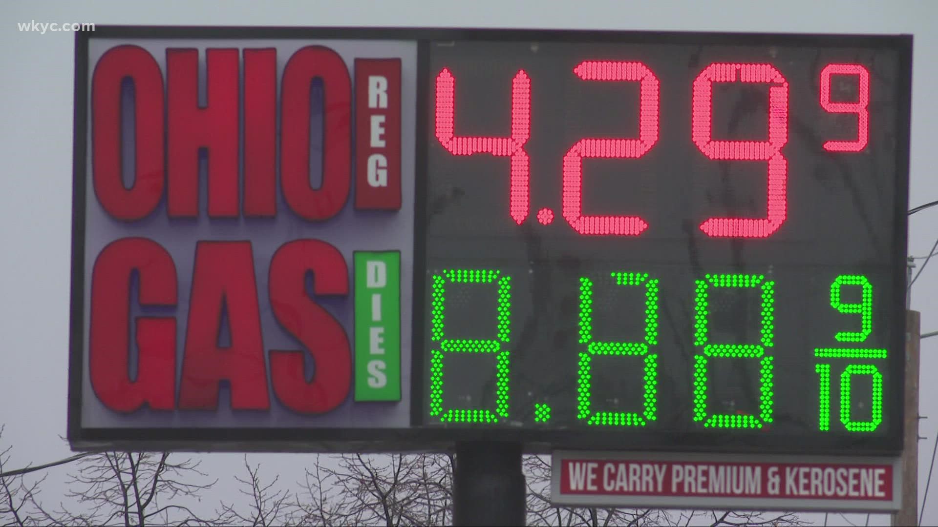 The price of regular broke $4 a gallon on Sunday for the first time in nearly 14 years and is now up nearly 50% from a year ago.
