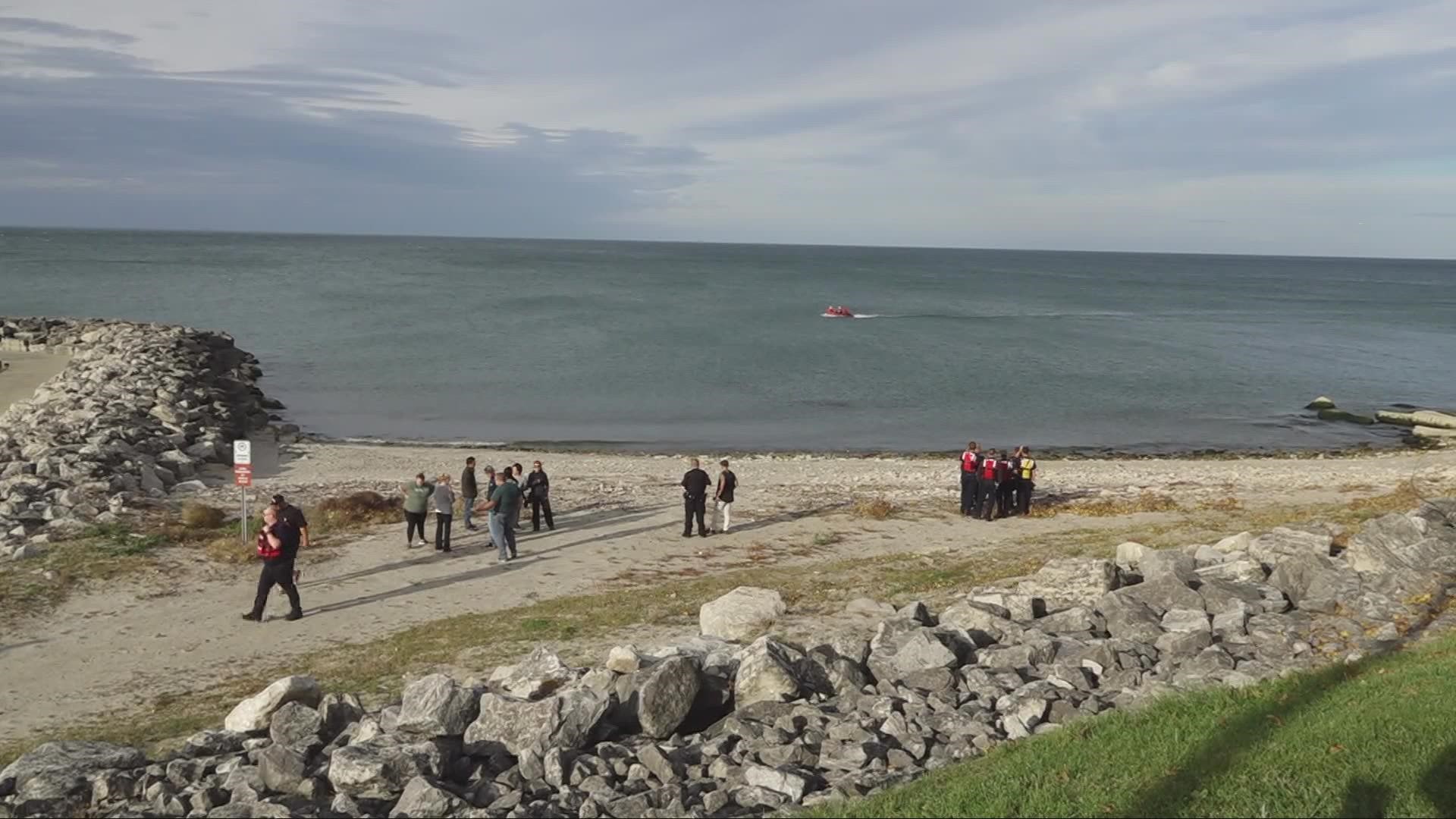 Evan Zeller's kayak was found near Fort Erie, Ontario, Canada.