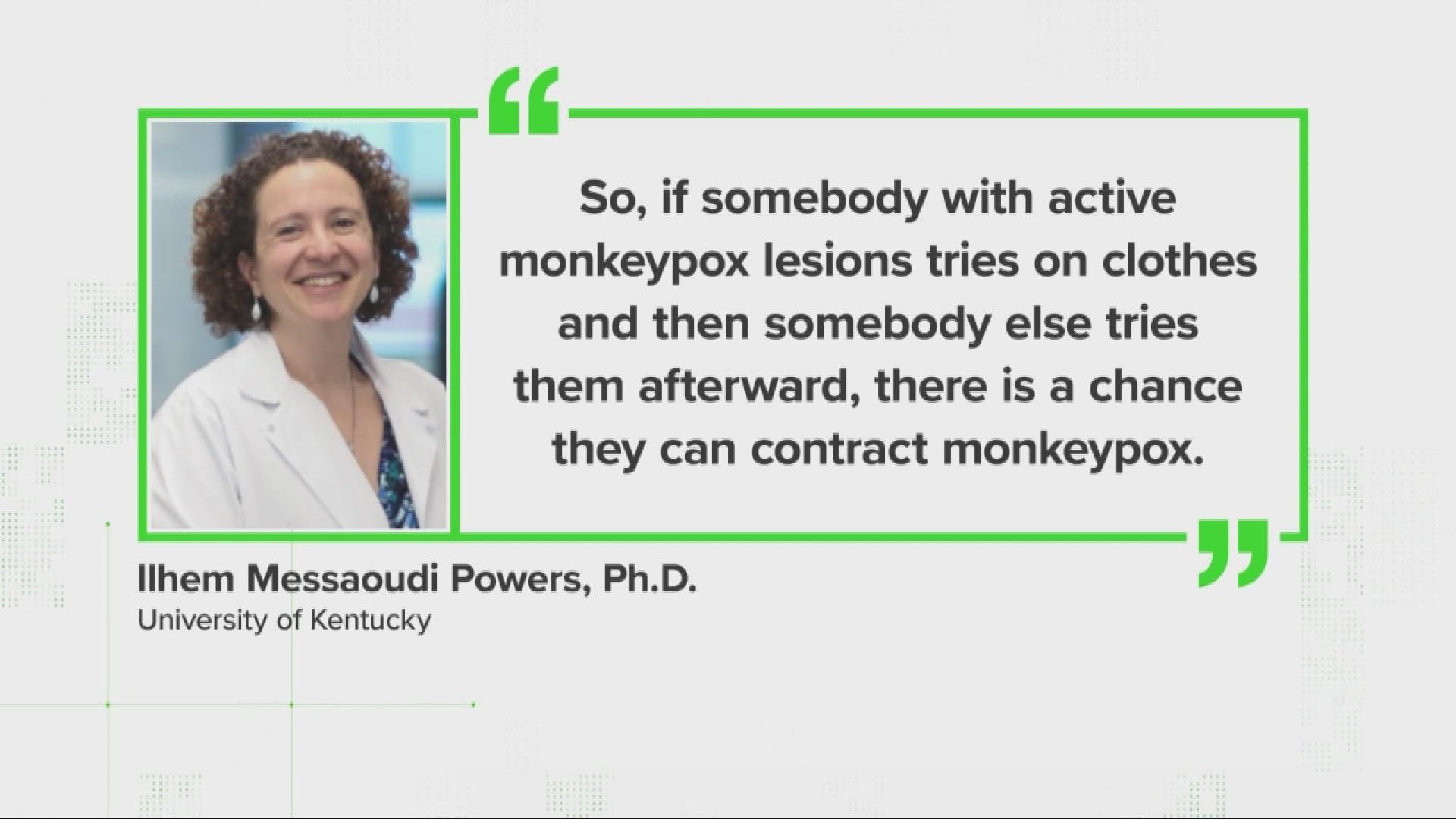 A person can get monkeypox is they have close, personal contact with someone who has symptoms of monkeypox. The virus can spread in fluid or pus from monkeypox sores
