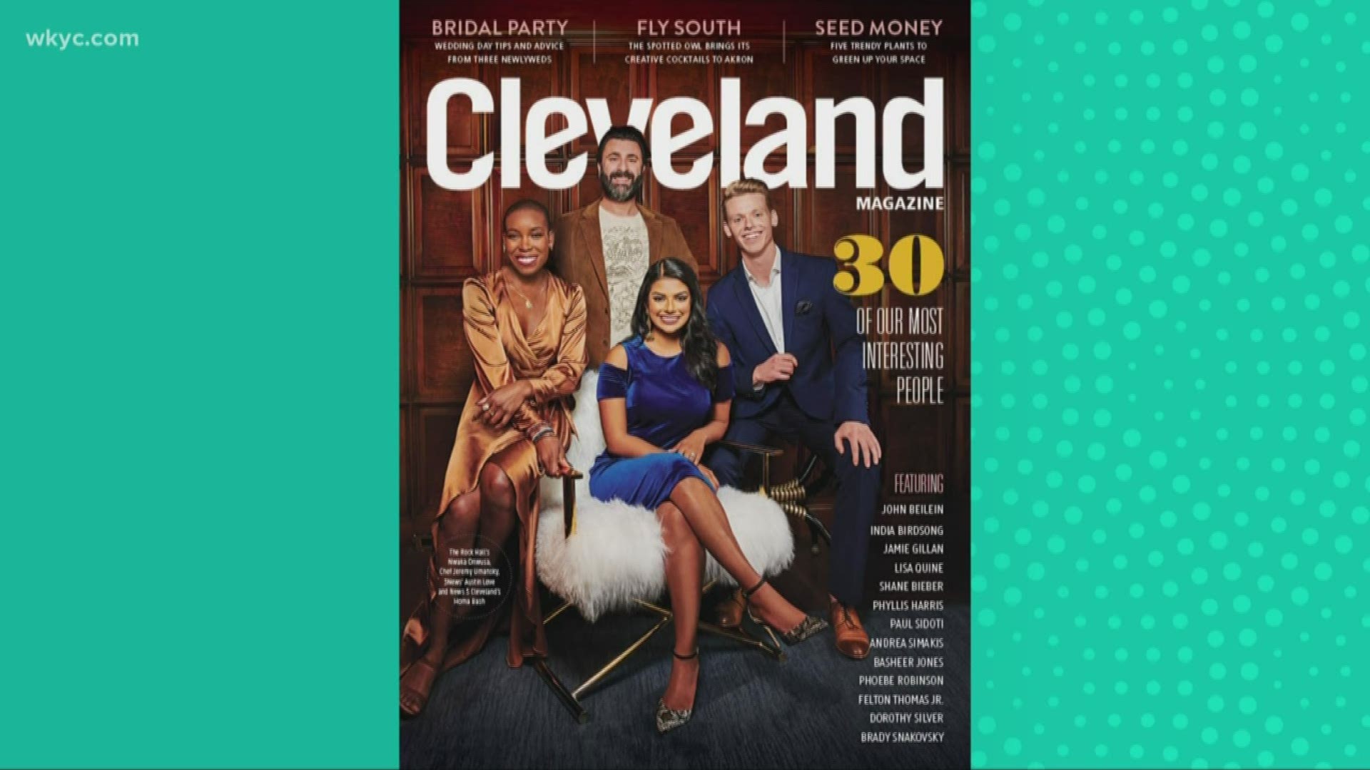 Dec. 23, 2019: There’s a familiar face on the cover of Cleveland Magazine. Our own Austin Love is featured in the latest issue of the 30 most interesting people.