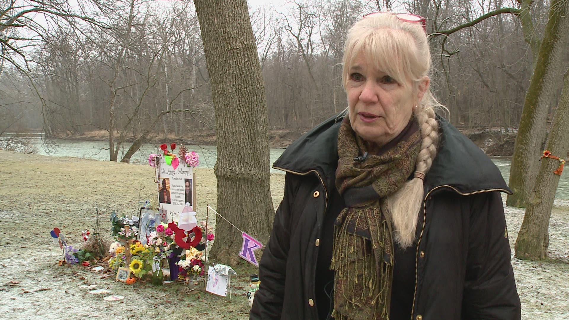 The mother of Katherine Brown, who was murdered in the Rocky River Reservation last year, is urging someone to come forward with information.
